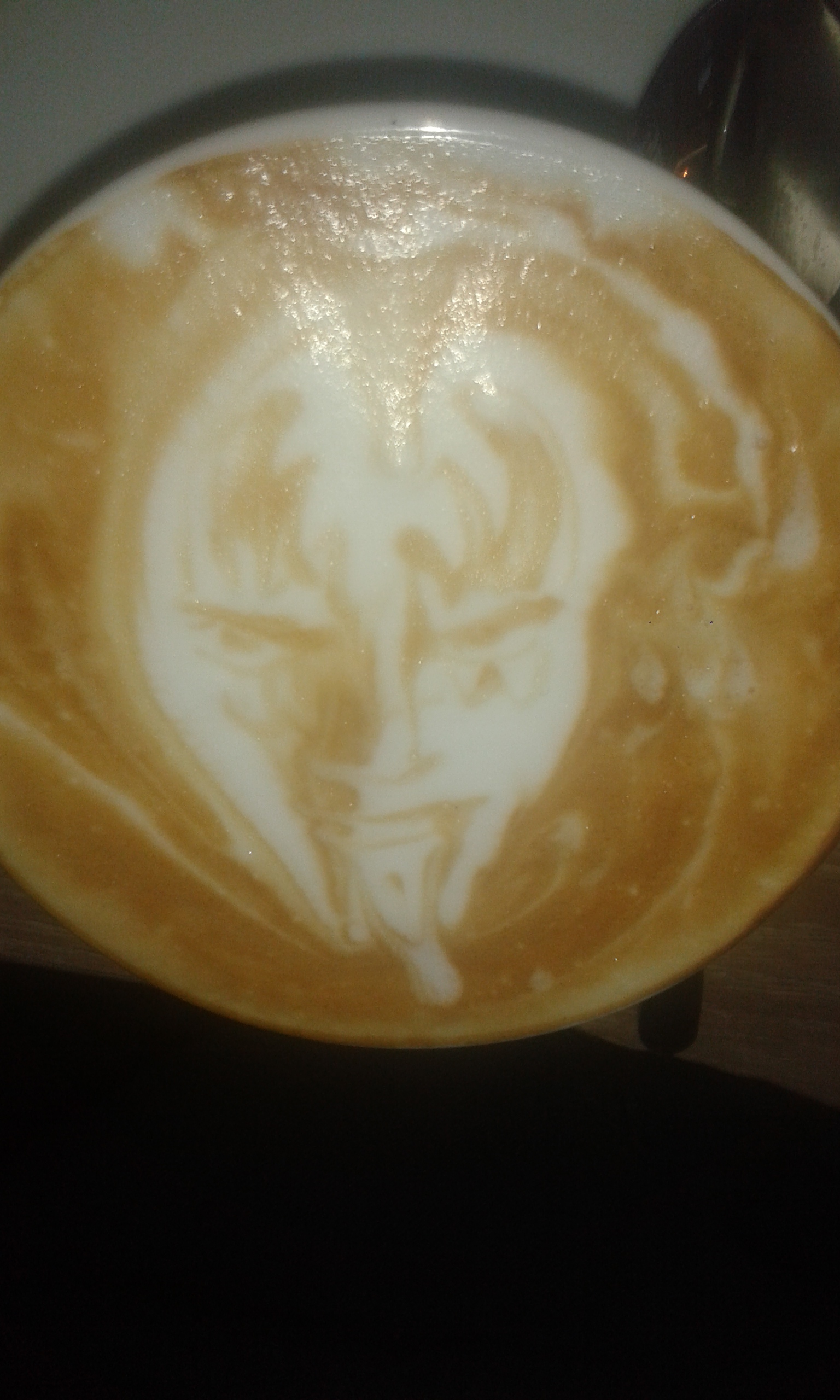 Jan Růžička Face latte art foto 3