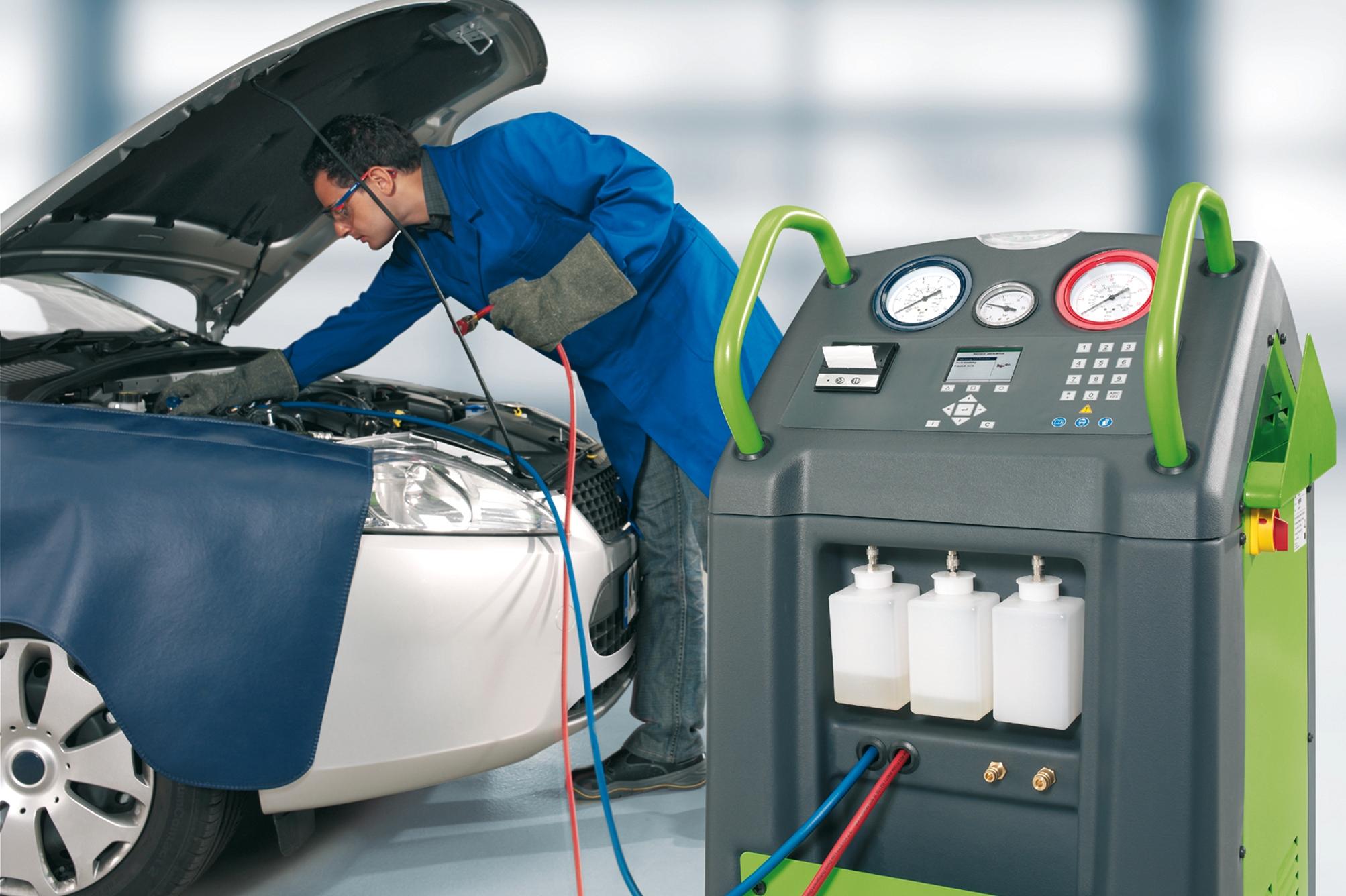 Ćištění klimatizace v autě