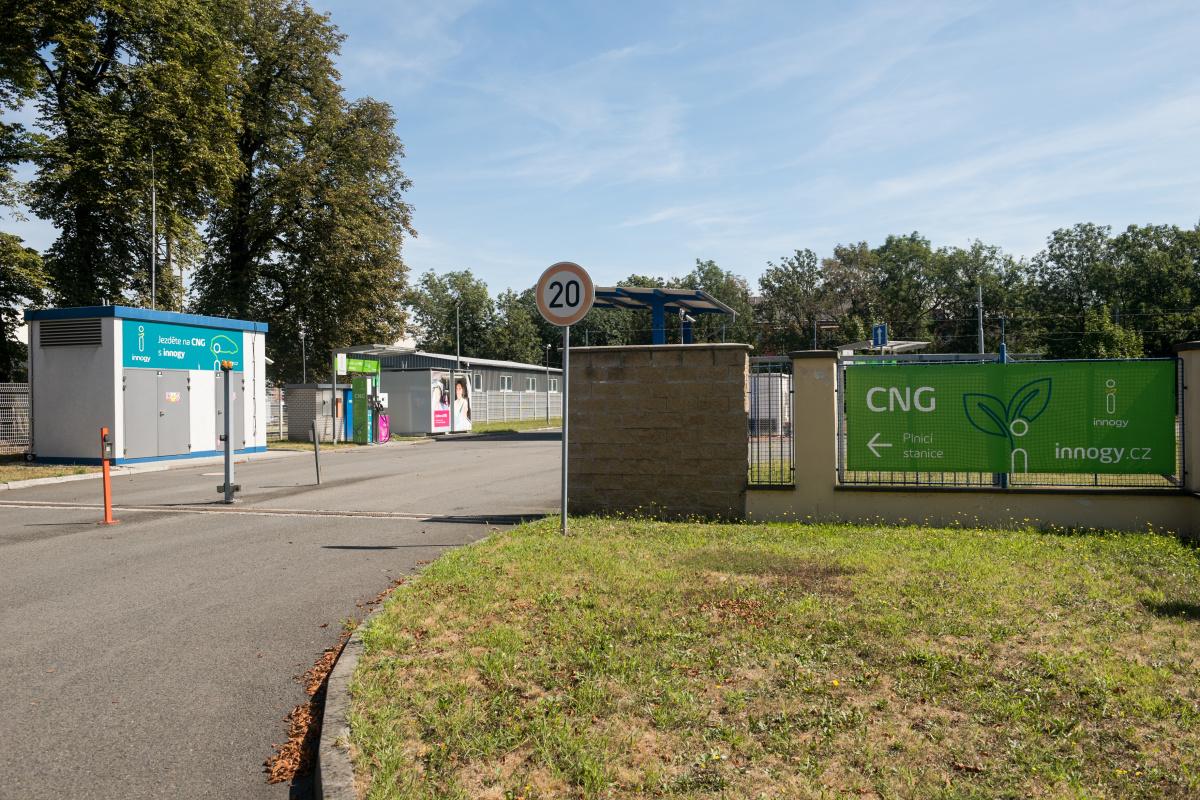 innogy plnicí stanice CNG