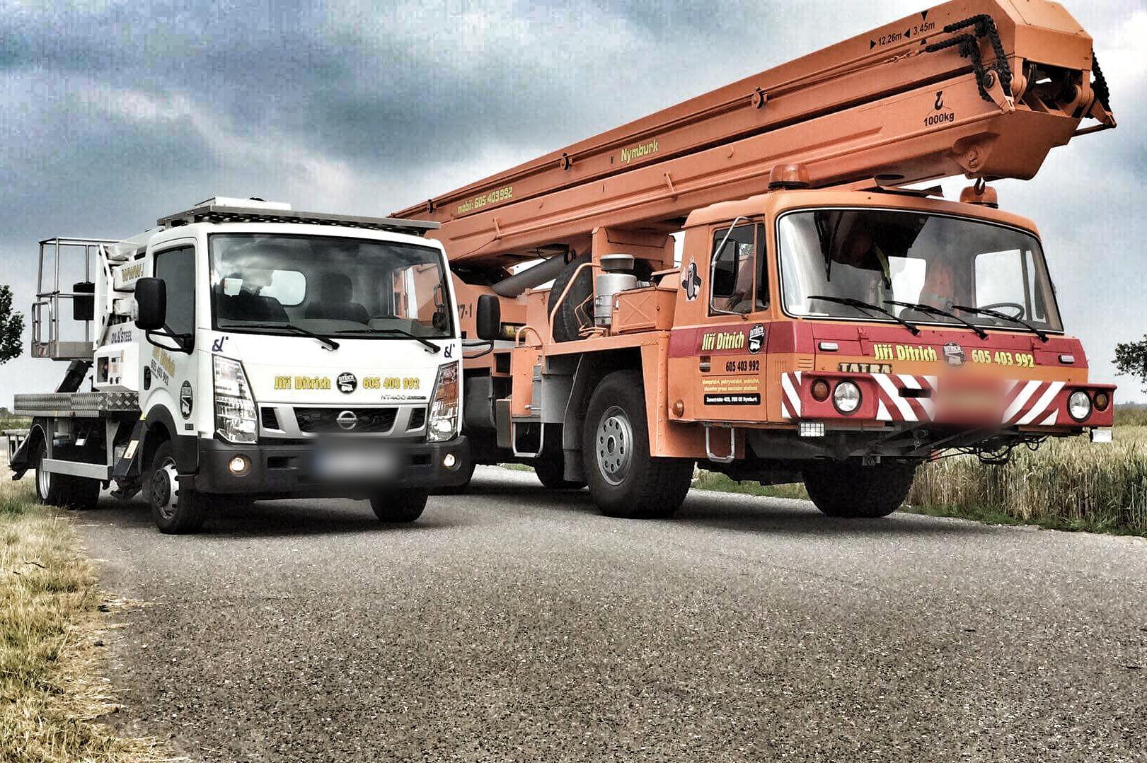 Pronájem montážních plošin Jiří Ditrich