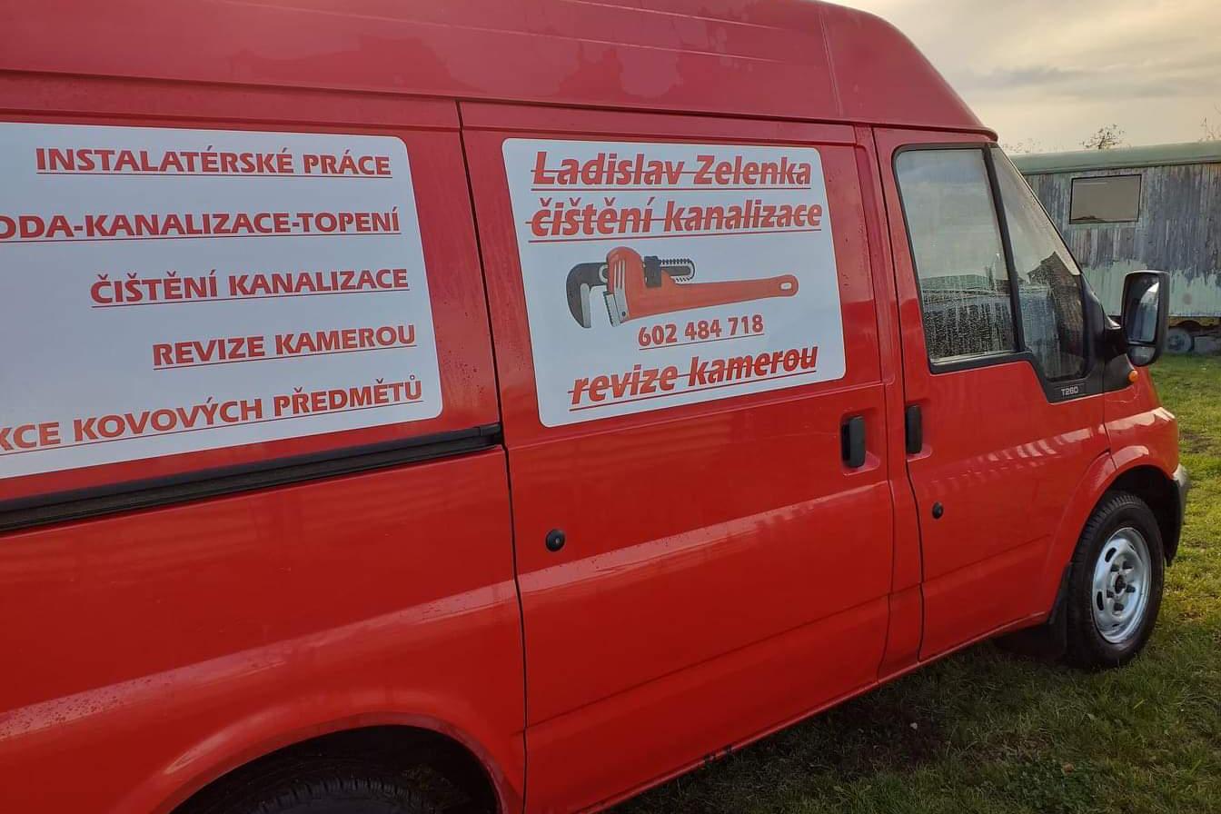 Ladislav Zelenka - čištění kanalizace