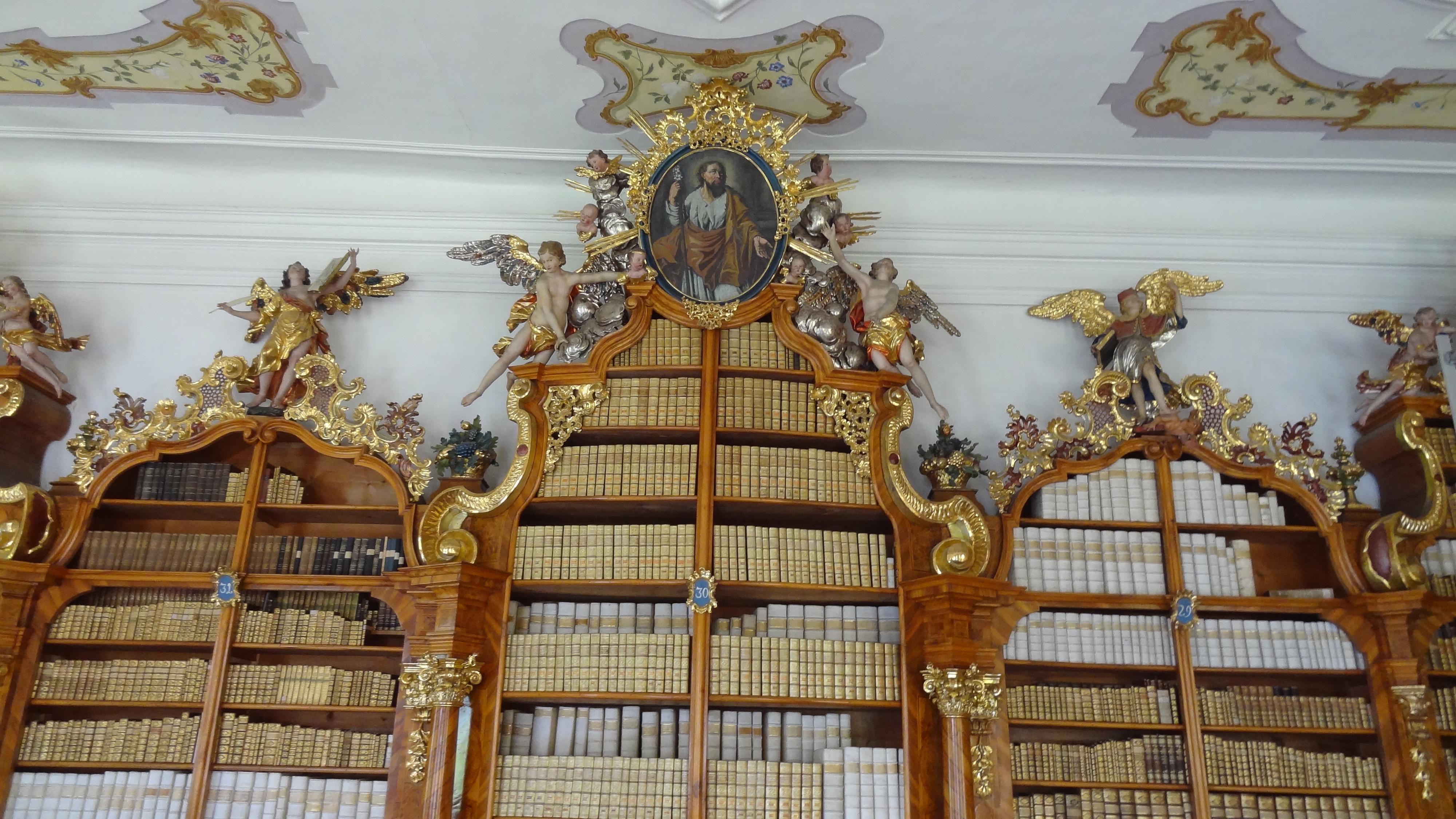 Knihovna cisterciáckého opatství Vyšší Brod foto 6