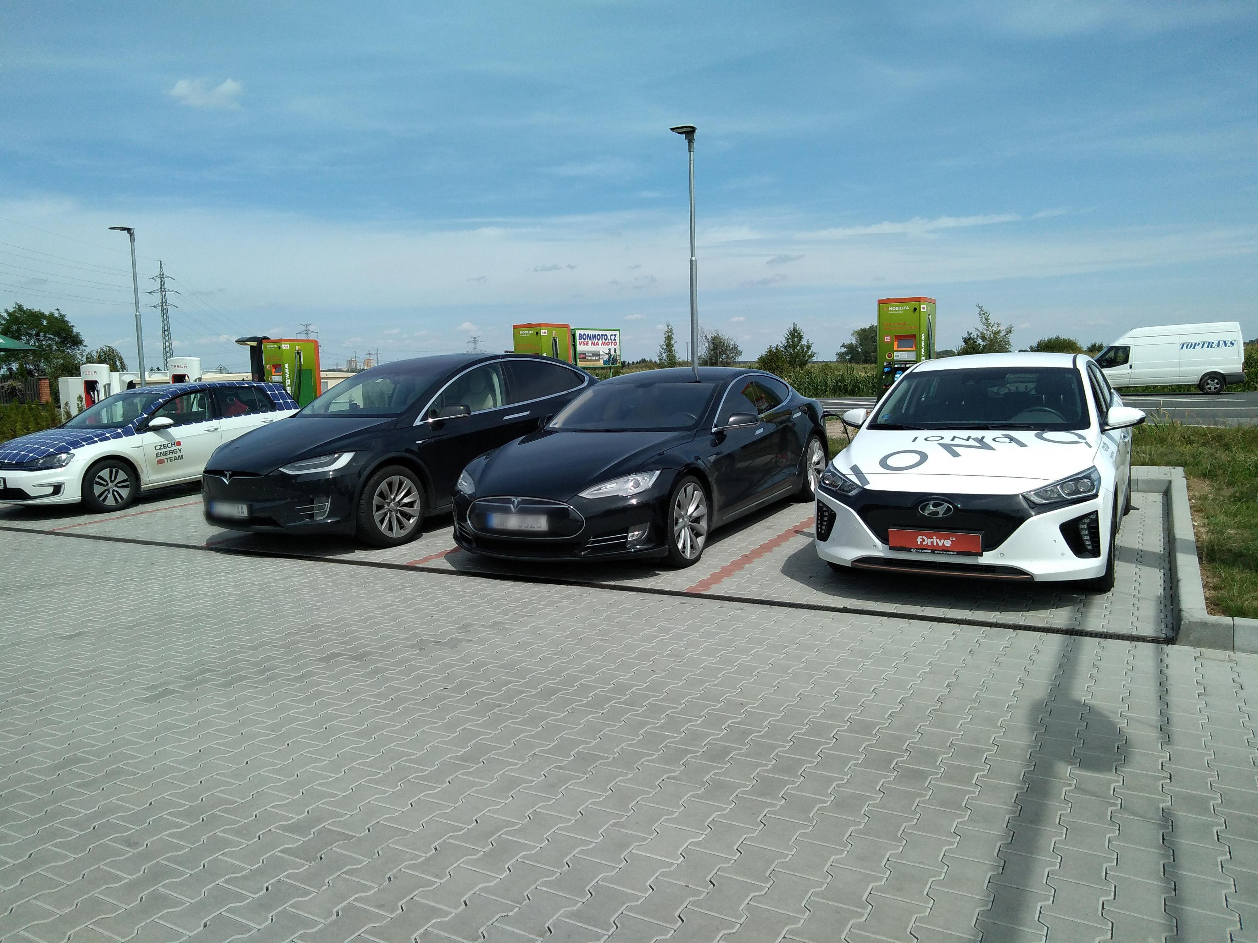 Nabíjecí stanice ČEZ