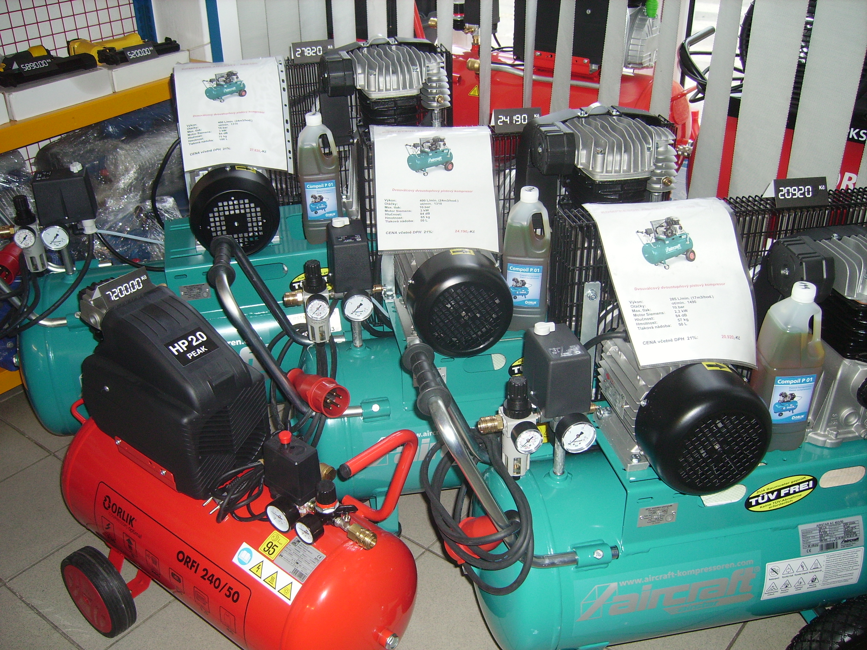 JV servis kompresory