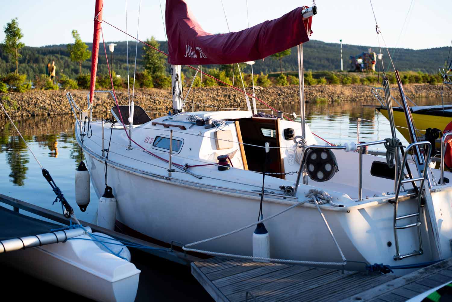 Lipno na lodi foto 2