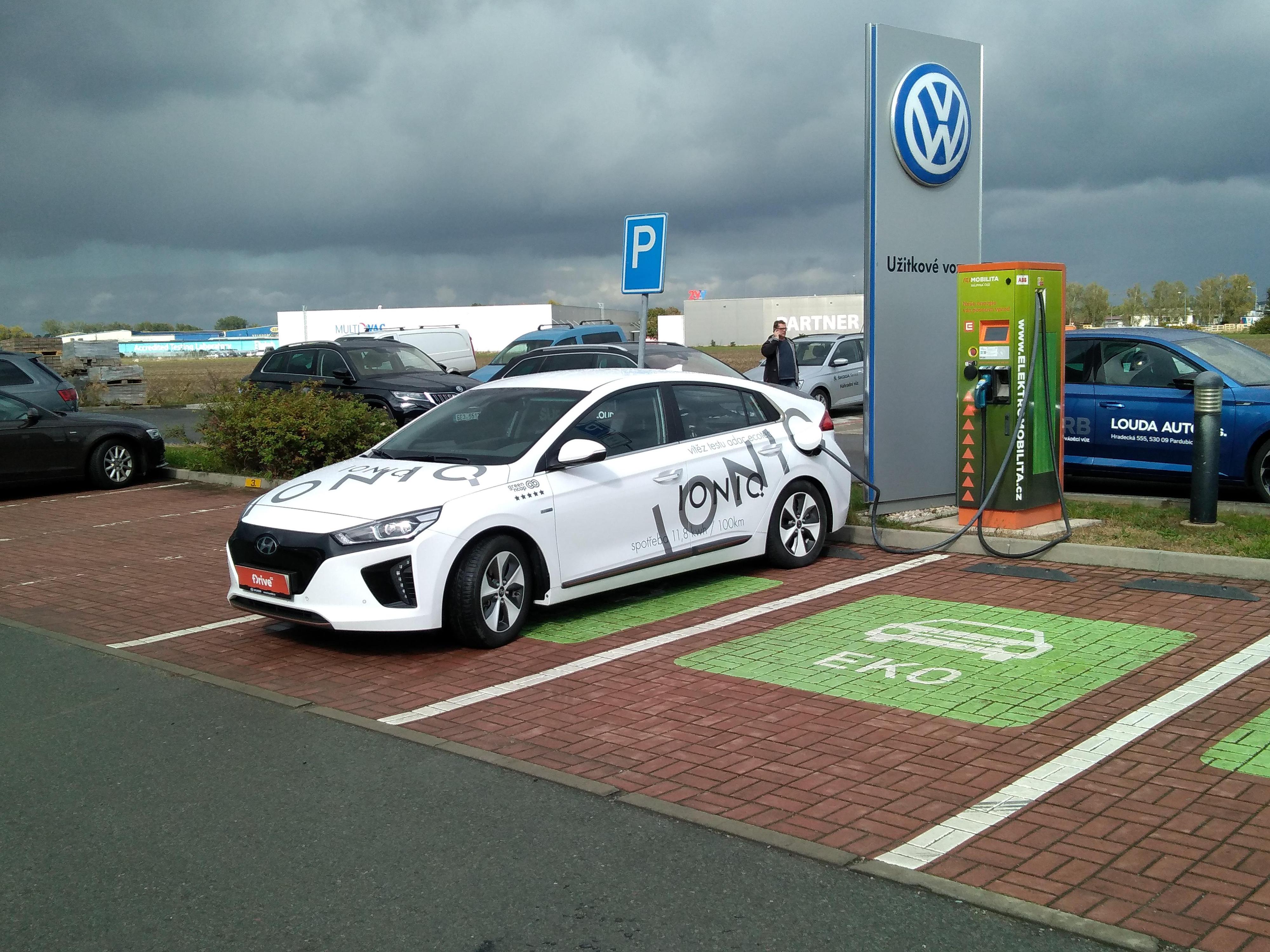 Nabíjecí stanice ČEZ