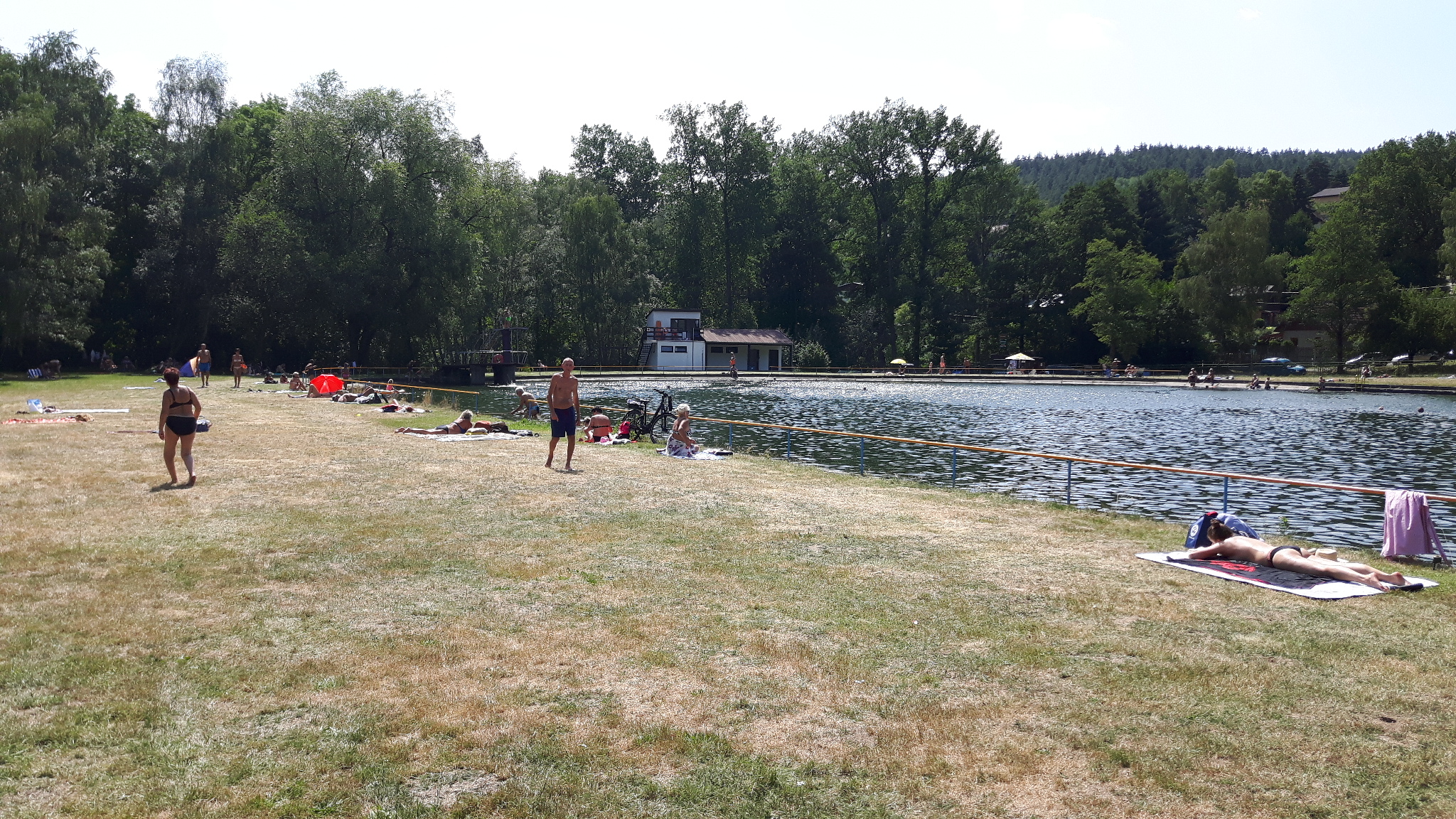 Přírodní koupaliště Prunéřov Kadaň