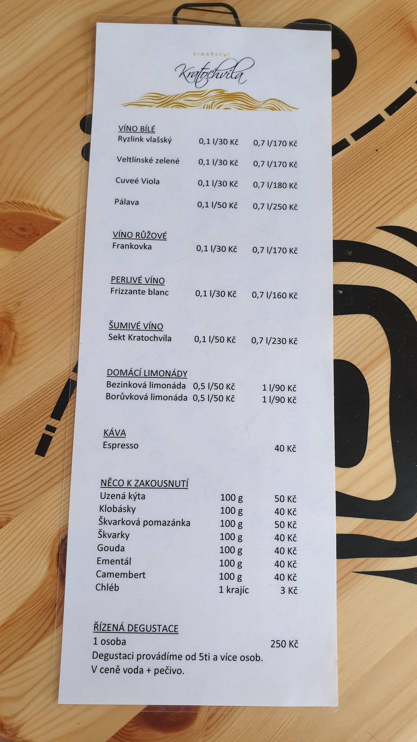 Vinný sklípek u Kratochvílů foto 2