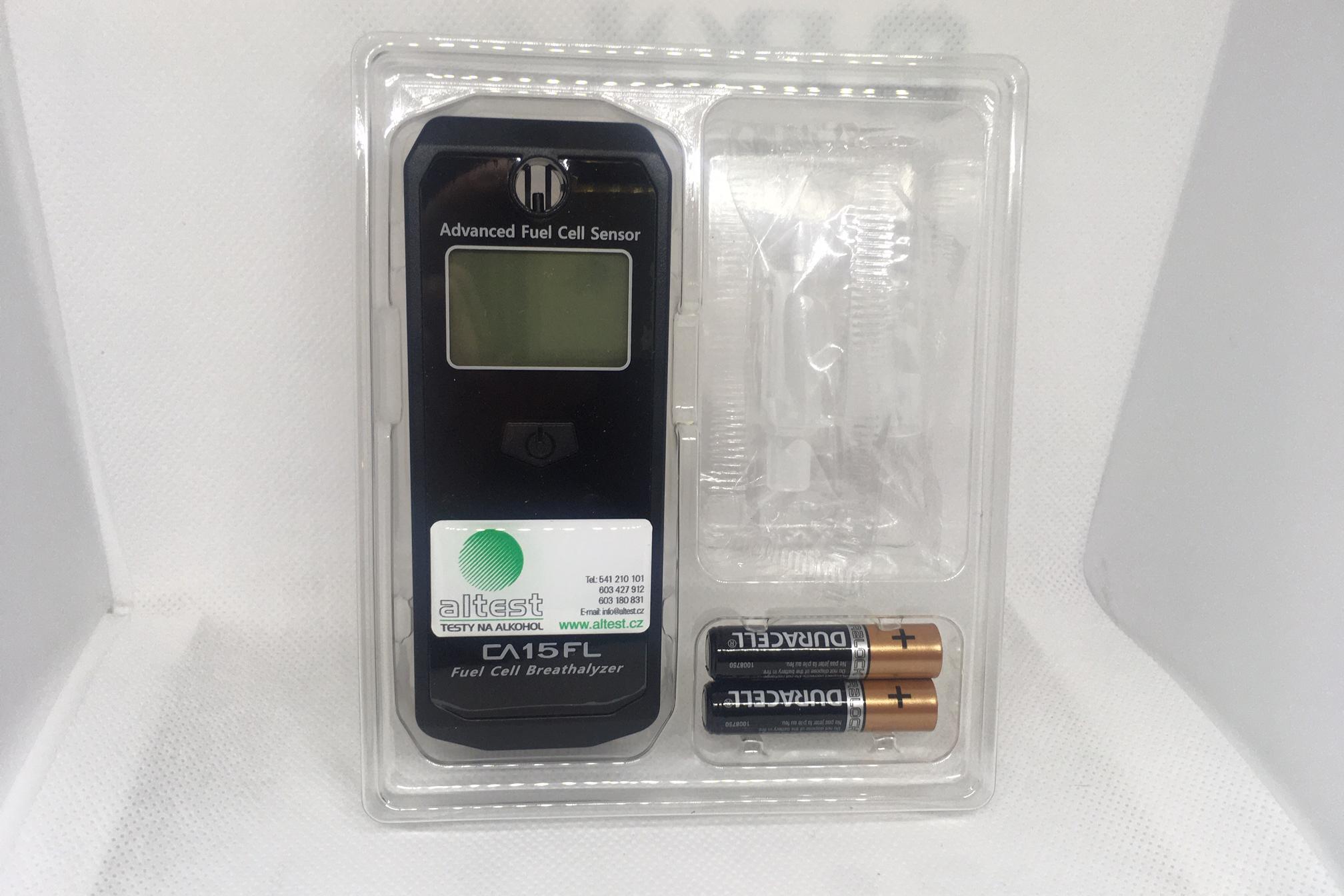 Alkohol tester CA15FL - doporučujeme