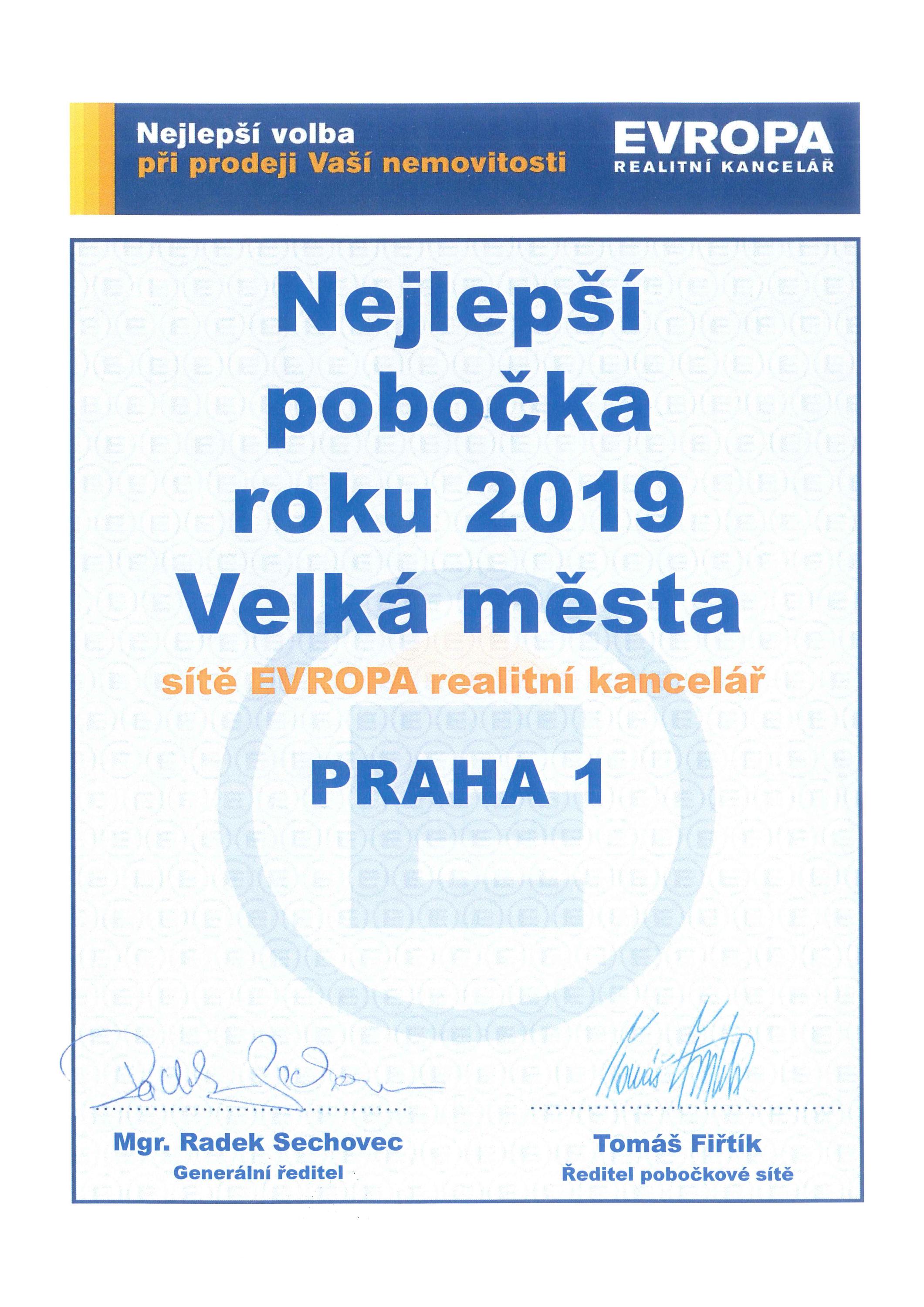EVROPA realitní kancelář PRAHA foto 4