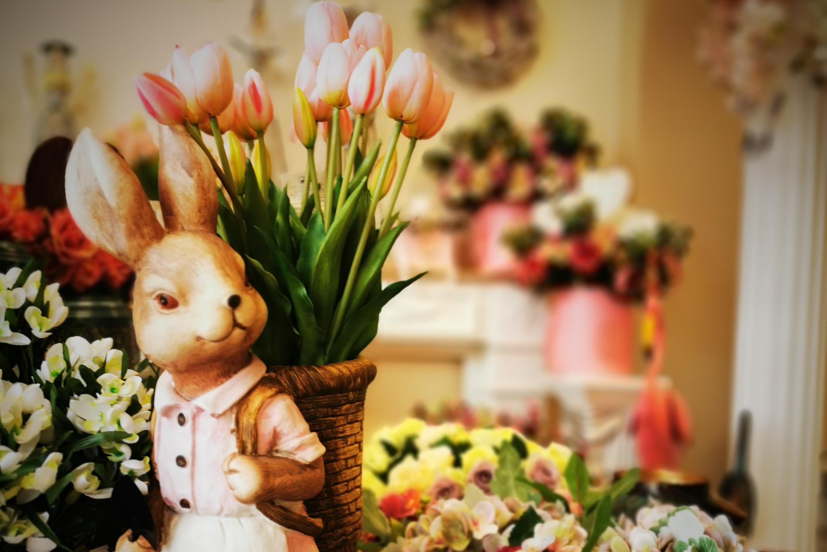 Jarní dekorace u nás