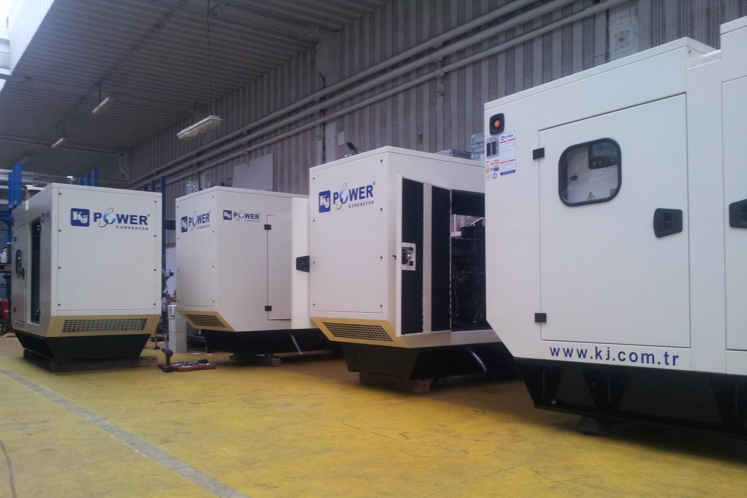 KJ power - extra odhlučněné dieselagregáty