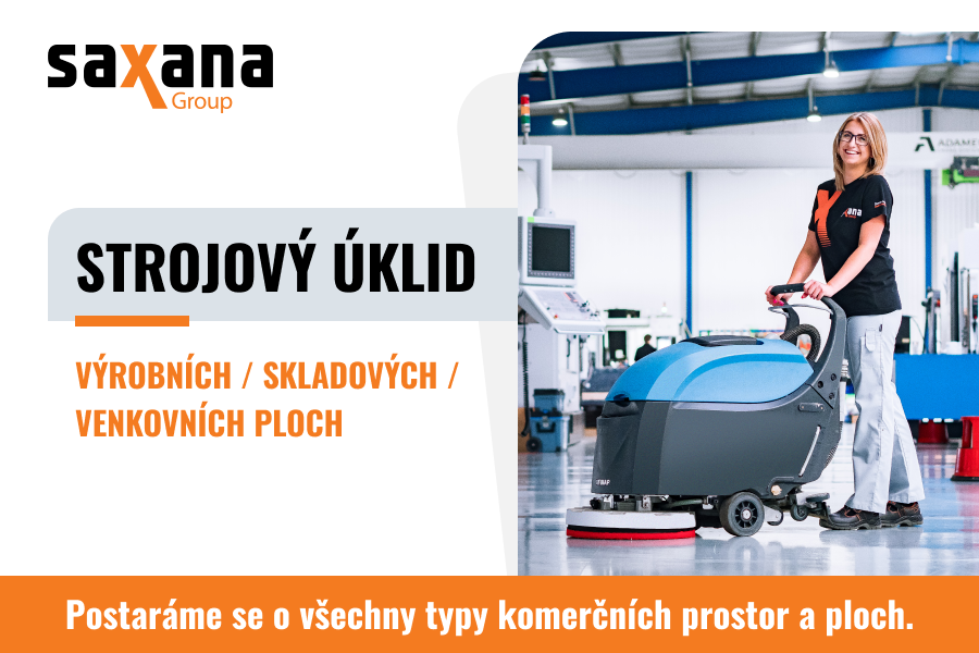 Strojové uklidy výrobních a skladových prostor