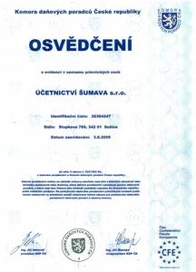 ÚČETNICTVÍ ŠUMAVA s.r.o. foto 2