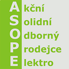 Logo obchodu Asope
