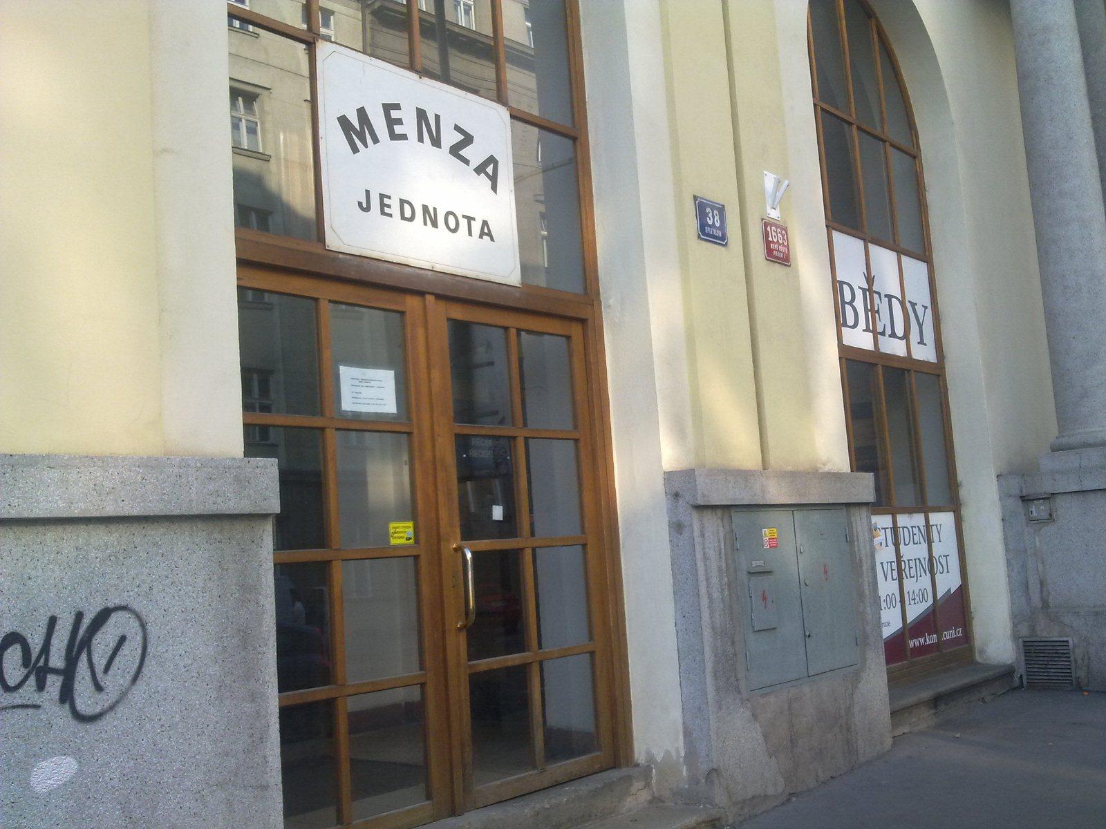 Menza Jednota - Univerzita Karlova