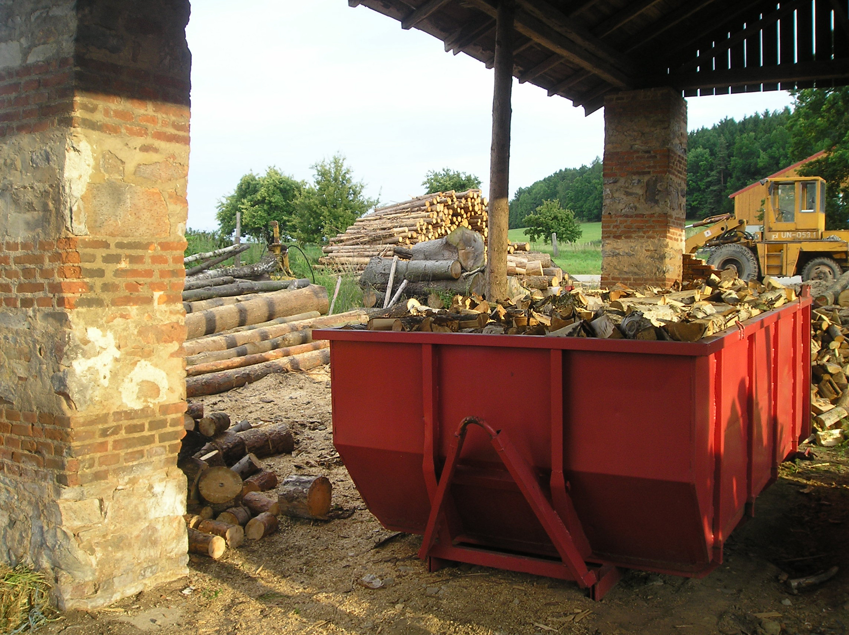 Jiří Lang - štípané dřevo foto 4