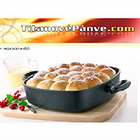 Hranatý titanový kastrol 28x28x10 cm s pokl. 6,5 l BAF Gigant INDUKCE v obchodě Titanovepanve.com