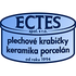 logo ECTES - plechové krabičky, keramika a porcelán