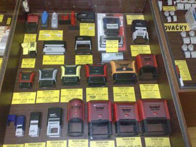 Razítka Sedláček KV foto 2