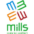 logo Vyšší odborná škola, střední škola, jazyková škola s právem státní jazykové zkoušky, základní škola a mateřská škola MILLS