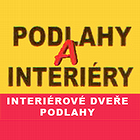 Logo obchodu PODLAHY a INTERIERY