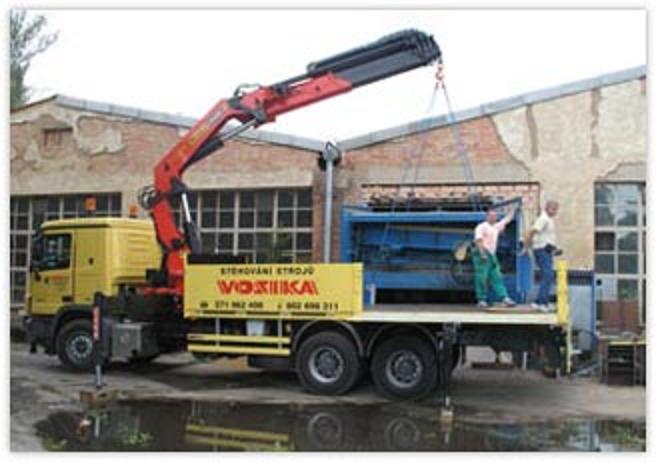 VOSIKA - Stěhování strojů, autodoprava s hydraulickou rukou foto 5
