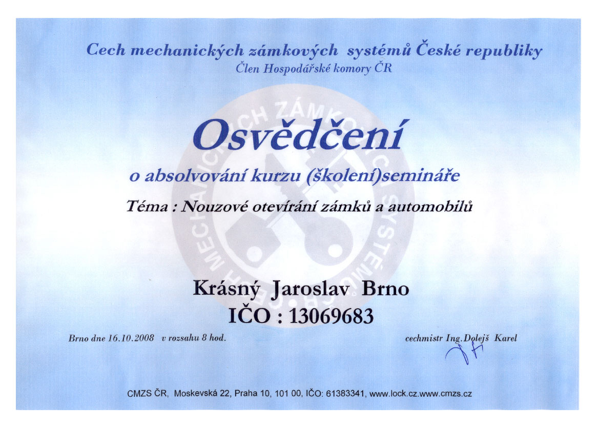 Jaroslav Krásný zámečník foto 4