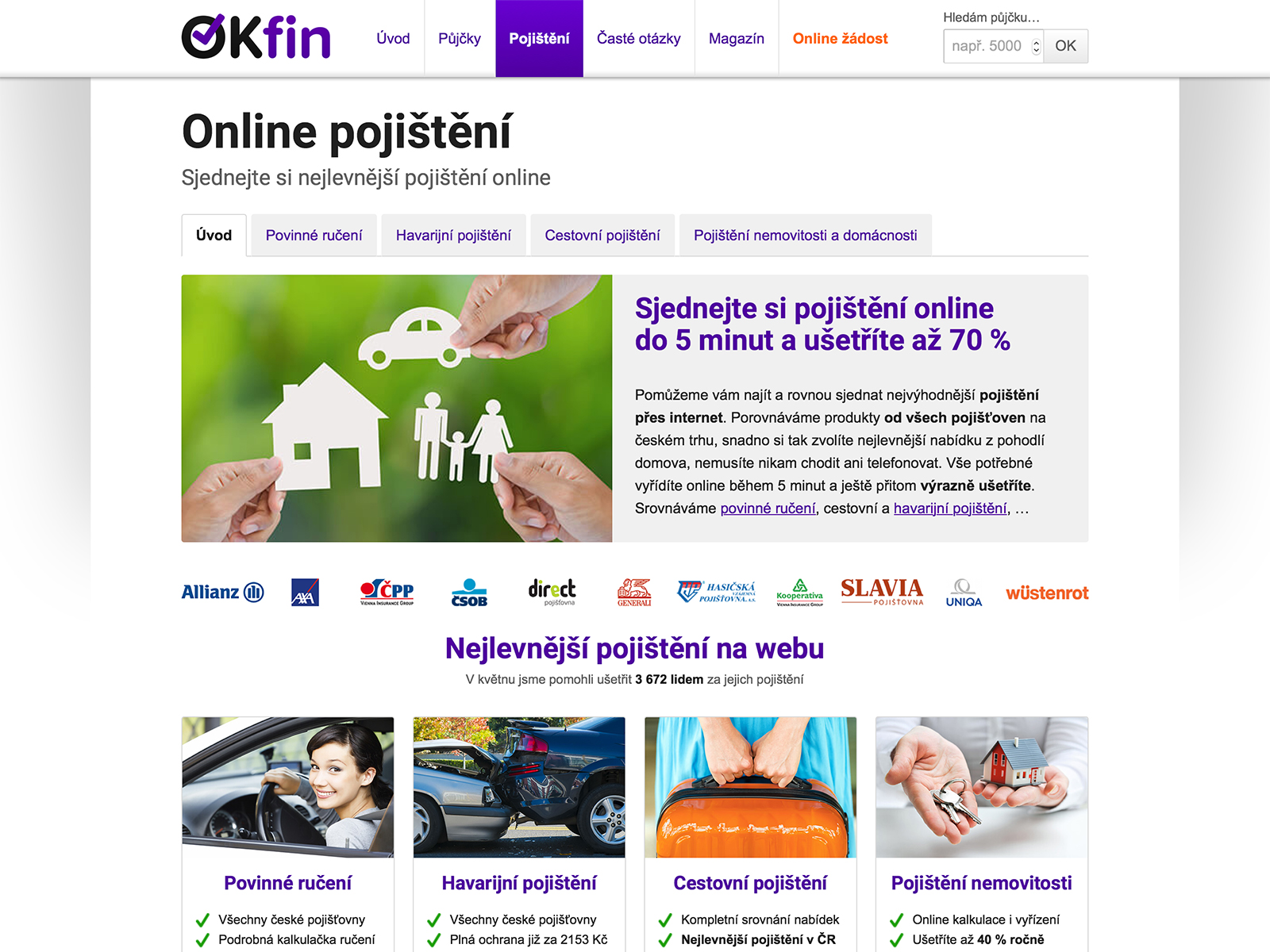 OKfin.cz - Srovnání půjček a pojištění foto 3