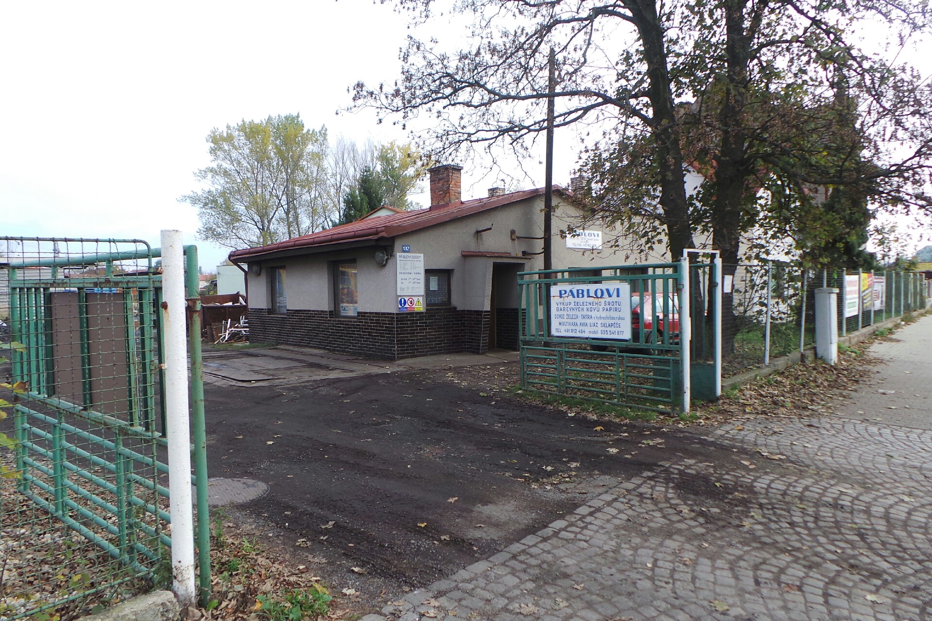 PÁBLOVI - Uhelné sklady a kovošrot