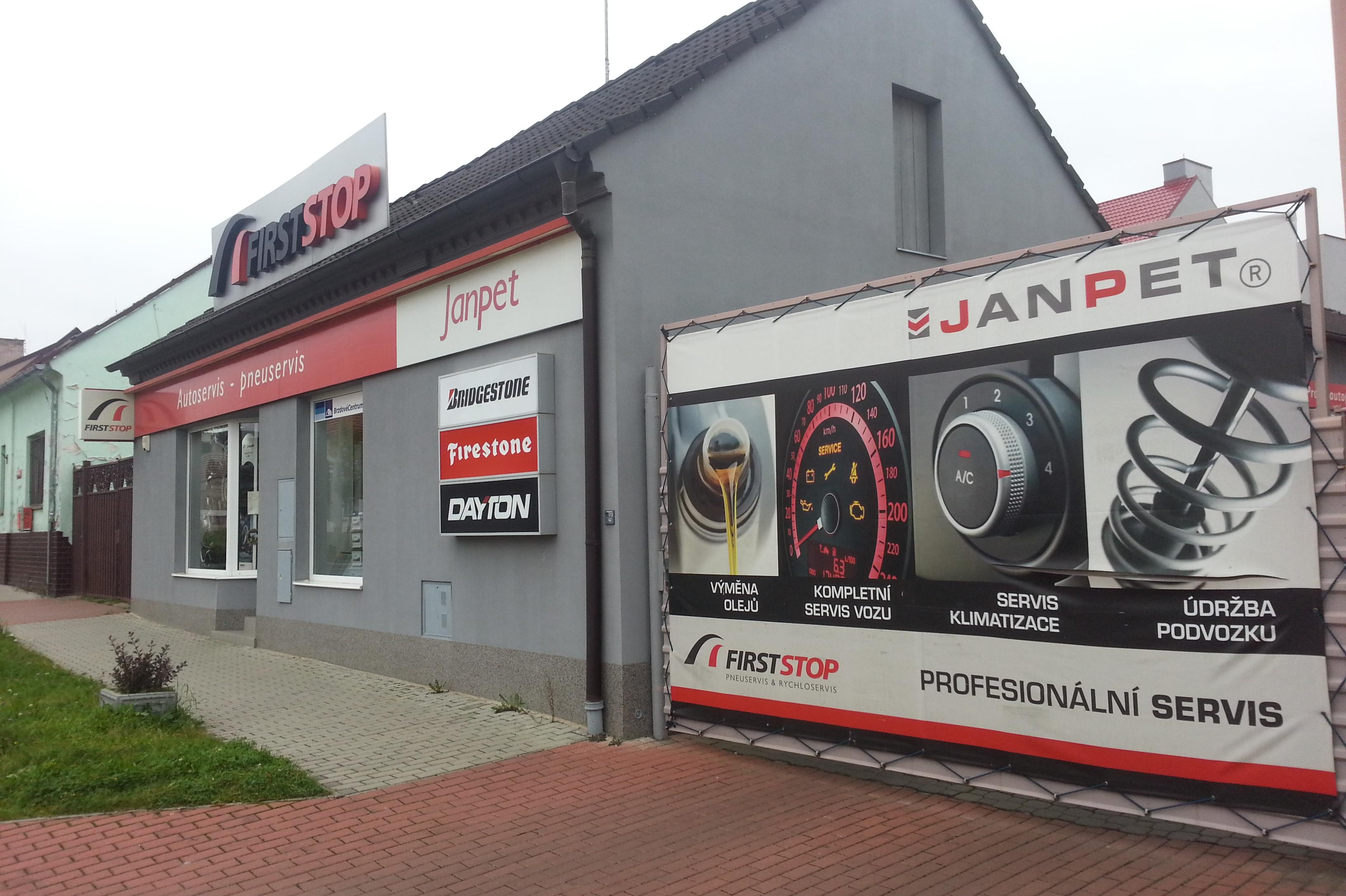 Janpet Autoservis Pneuservis First Stop