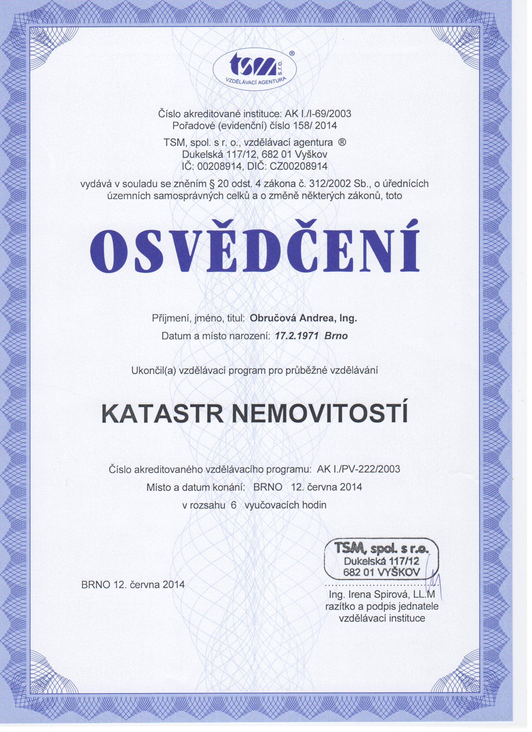 Ing. Andrea Obručová Čuperová foto 2