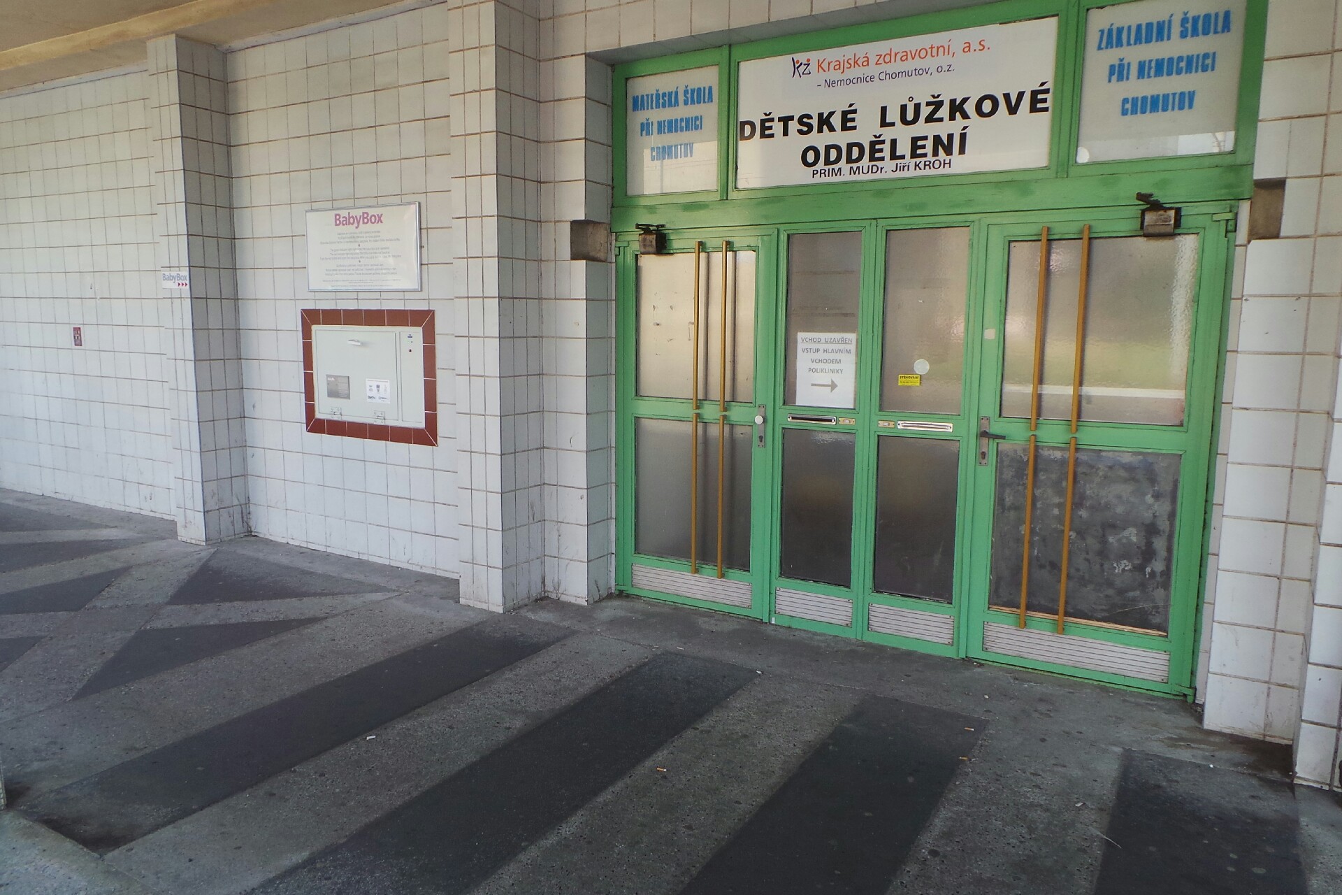 Babybox - Nemocnice Chomutov