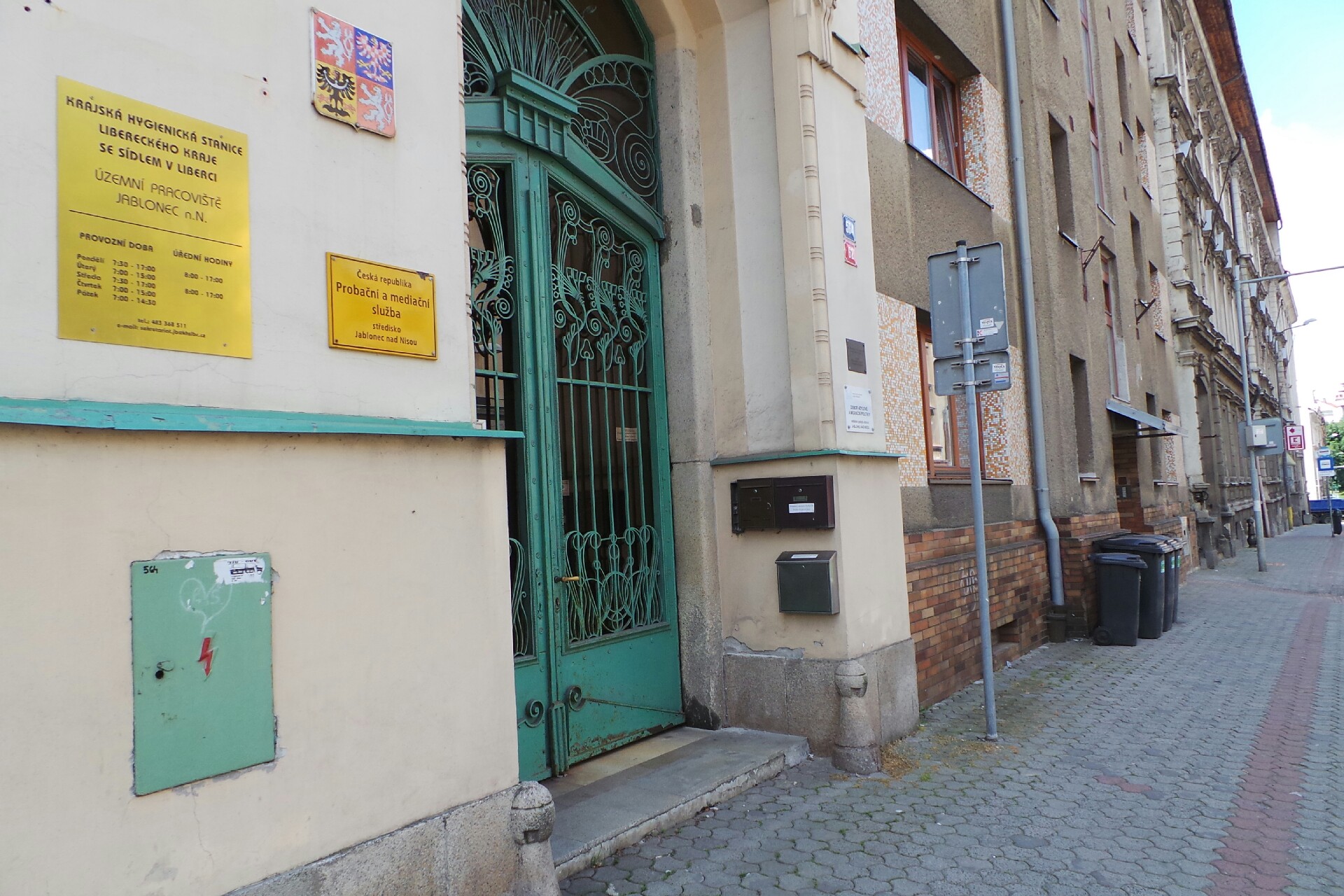 Krajská hygienická stanice Libereckého kraje, územní pracoviště v Jablonci nad Nisou