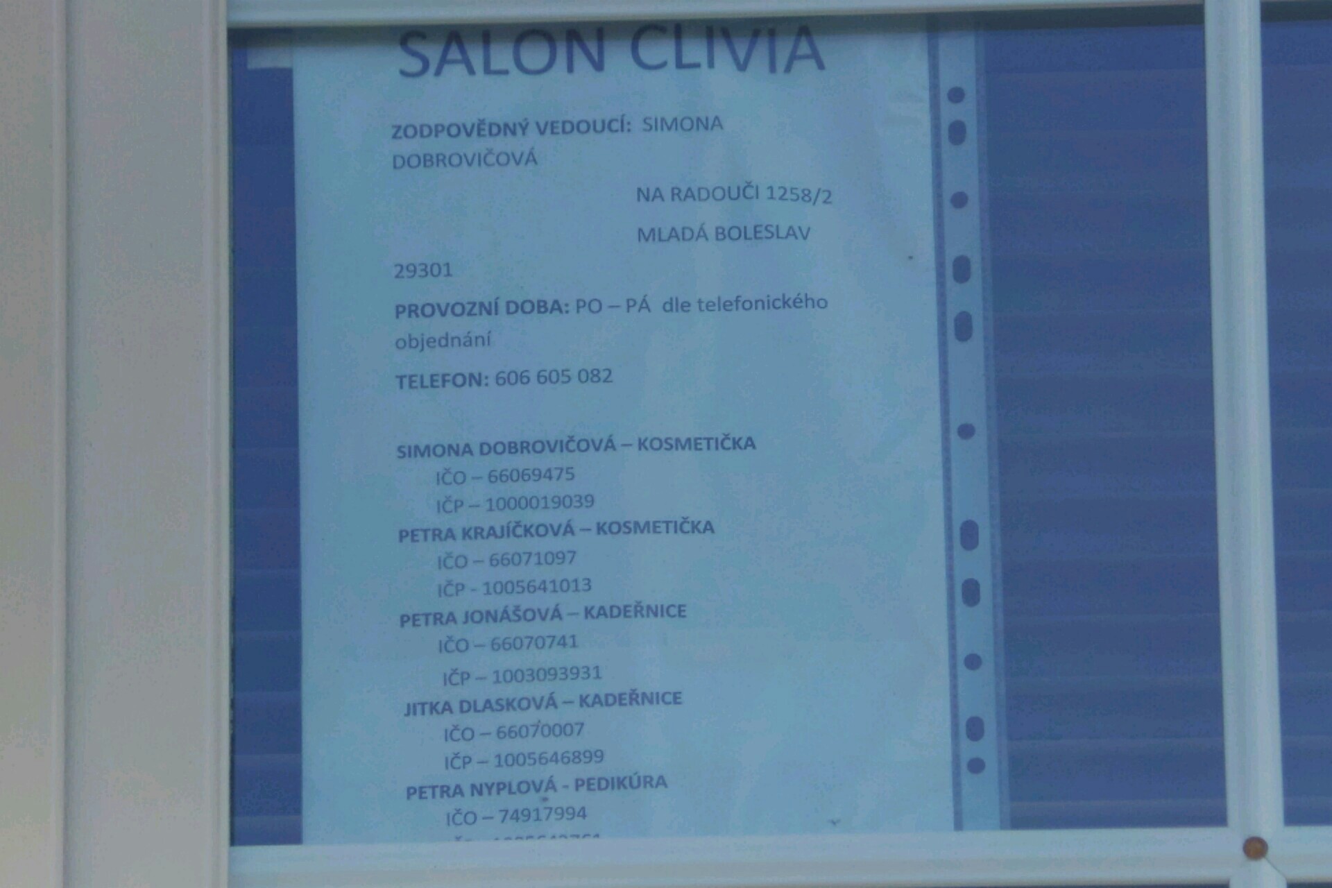 Salon Clivia - Simona Dobrovičová foto 2