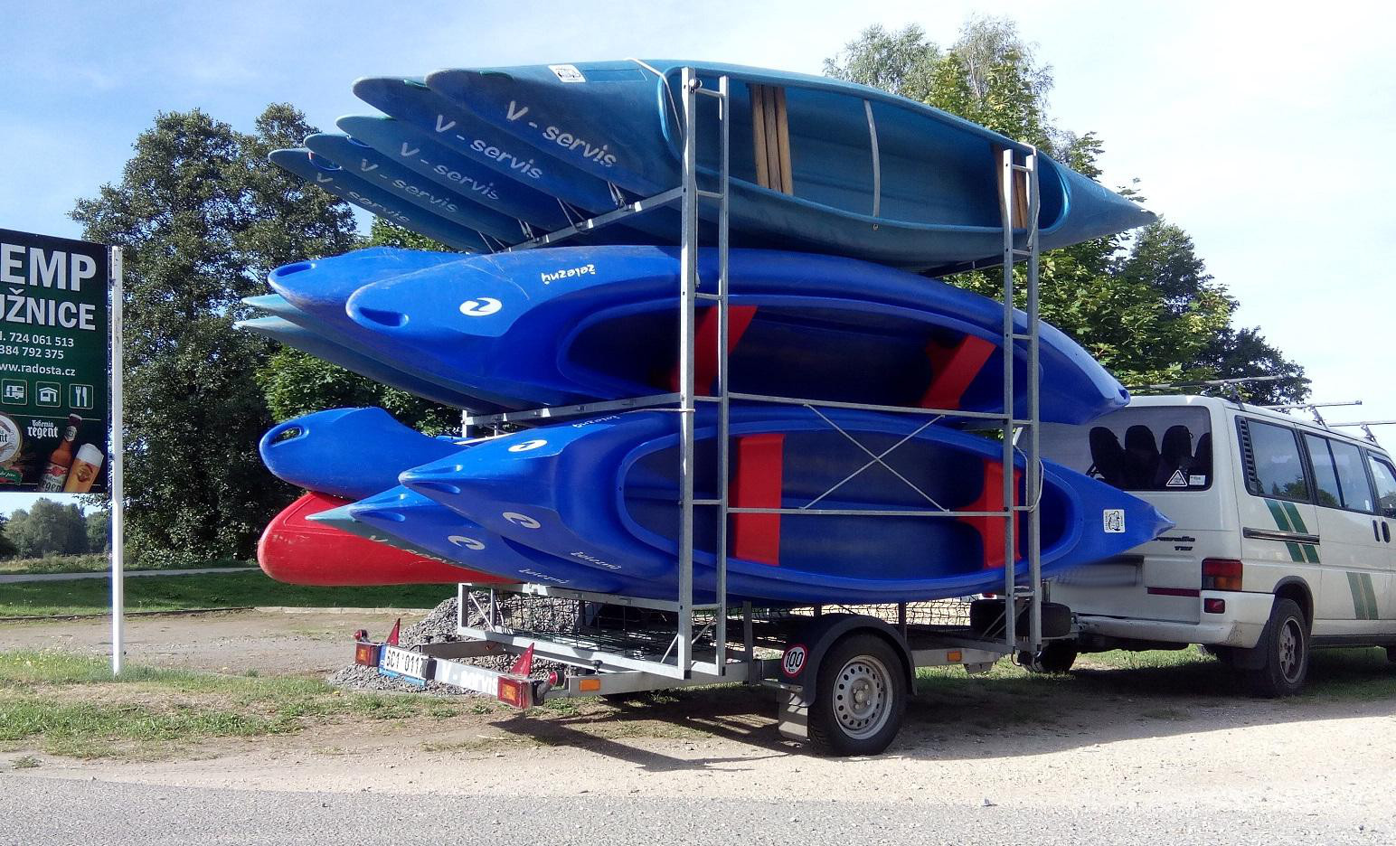 Půjčovna lodí a raftů V-servis