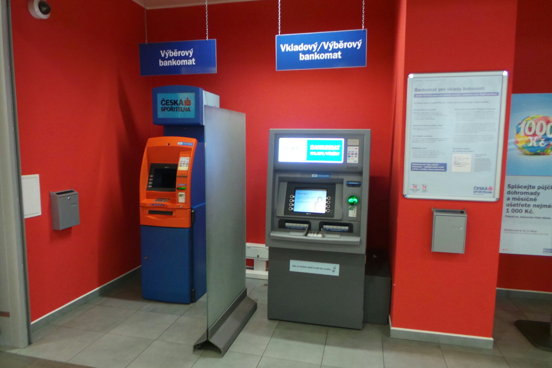 Bankomat České spořitelny