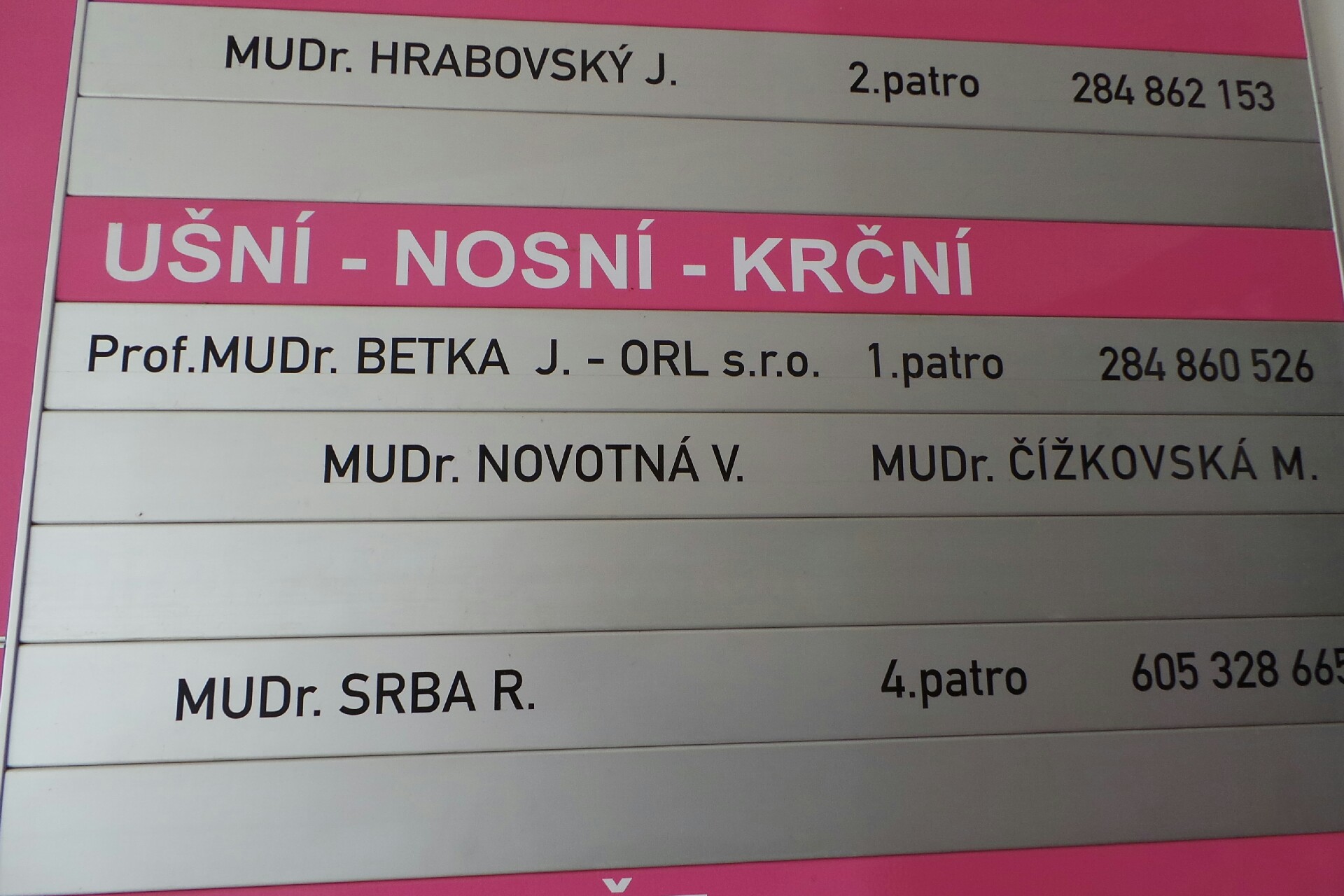 Prof. MUDr. J. Betka - ORL, s.r.o. foto 2