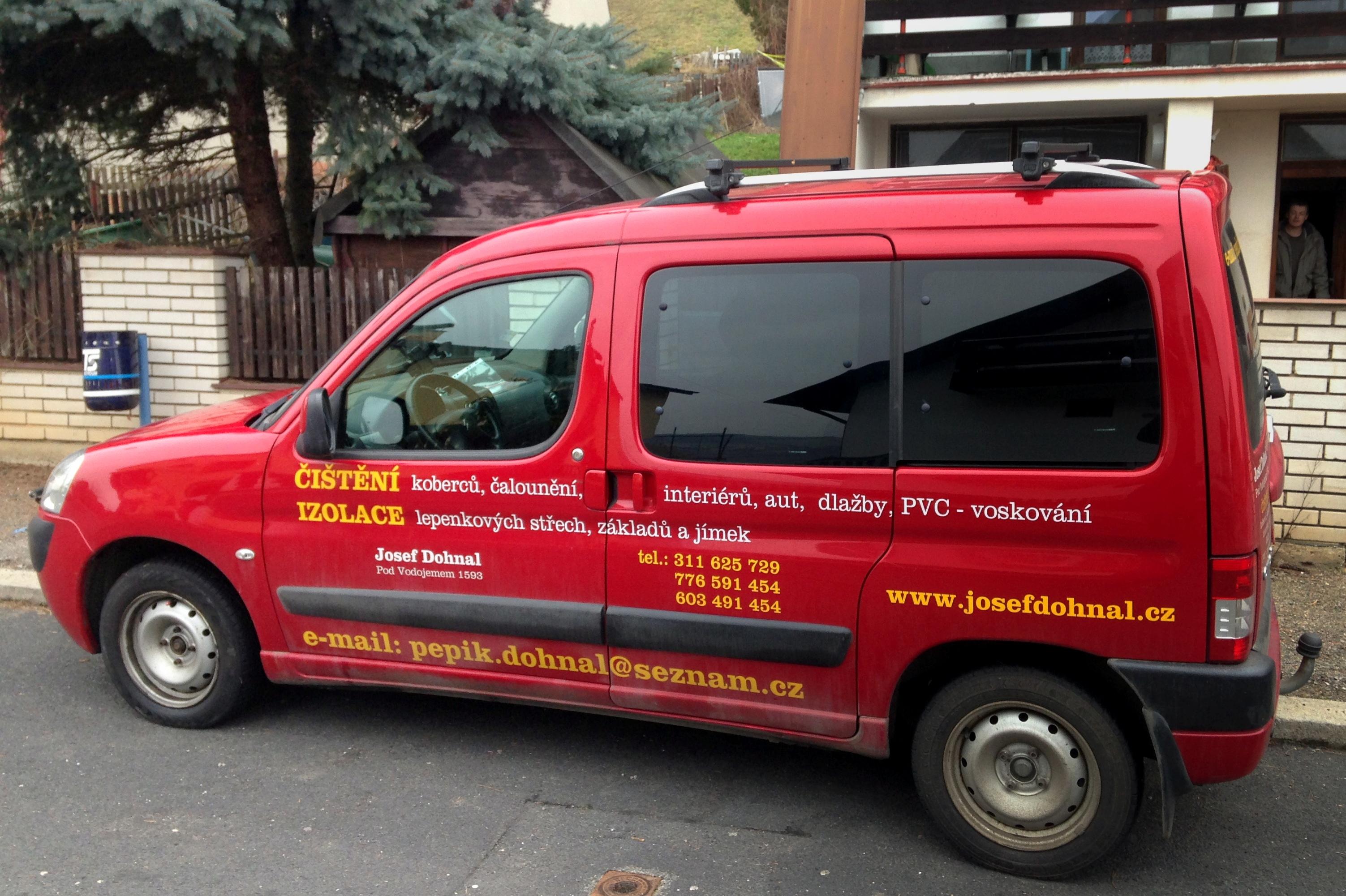 Josef Dohnal - čištění koberců a  hydroizolace