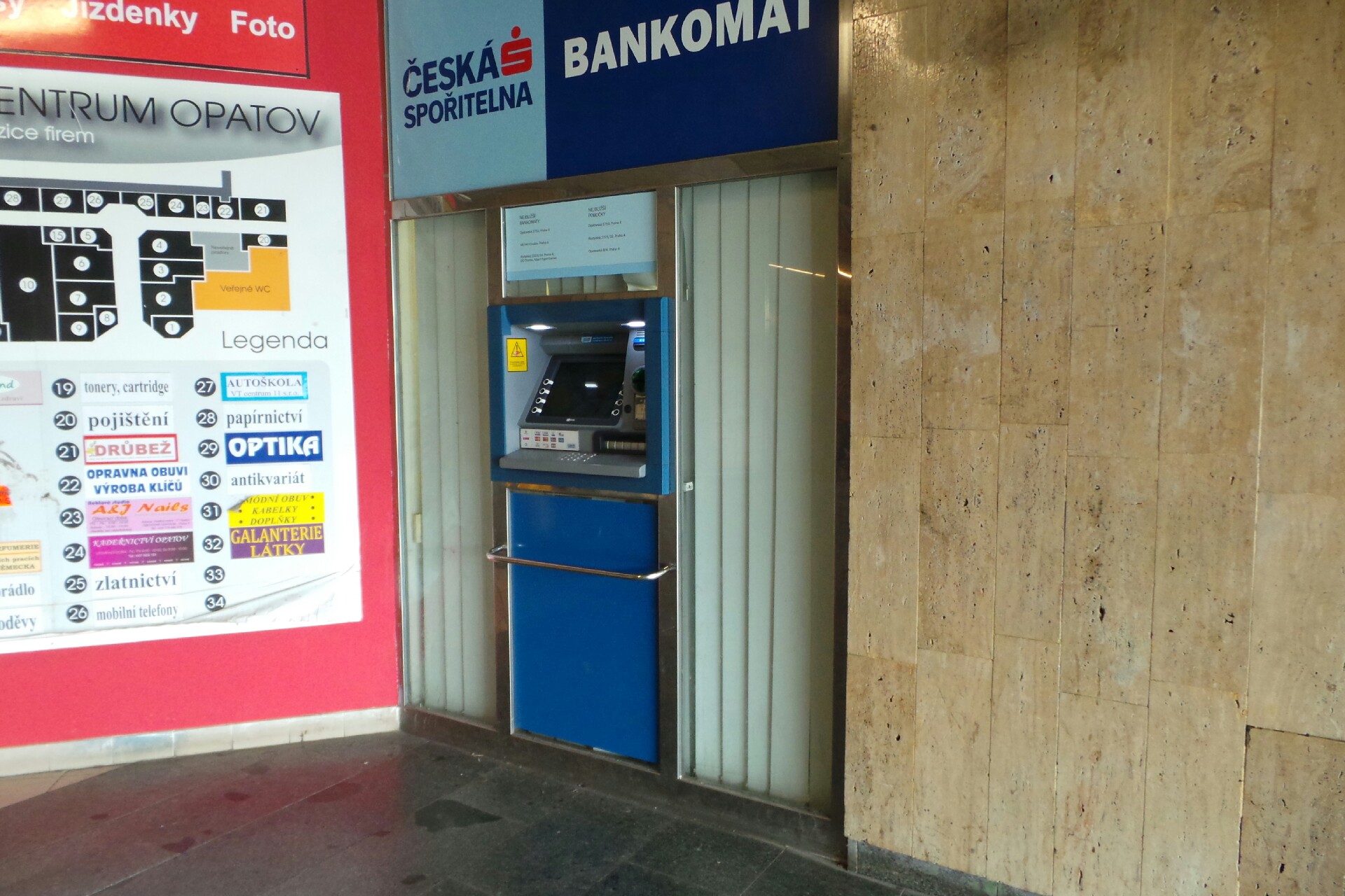 Bankomat České spořitelny