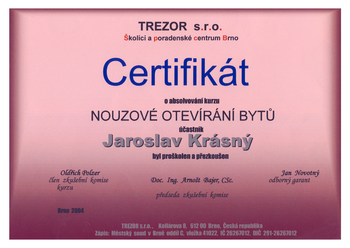 Jaroslav Krásný zámečník foto 5