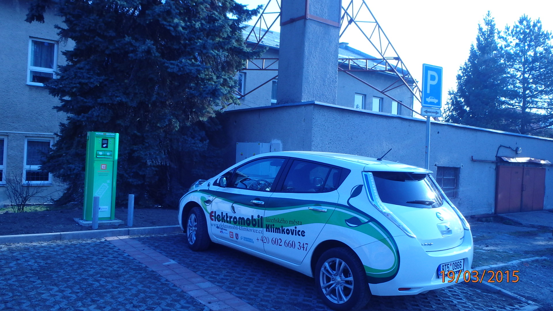 Nabíjecí stanice ČEZ