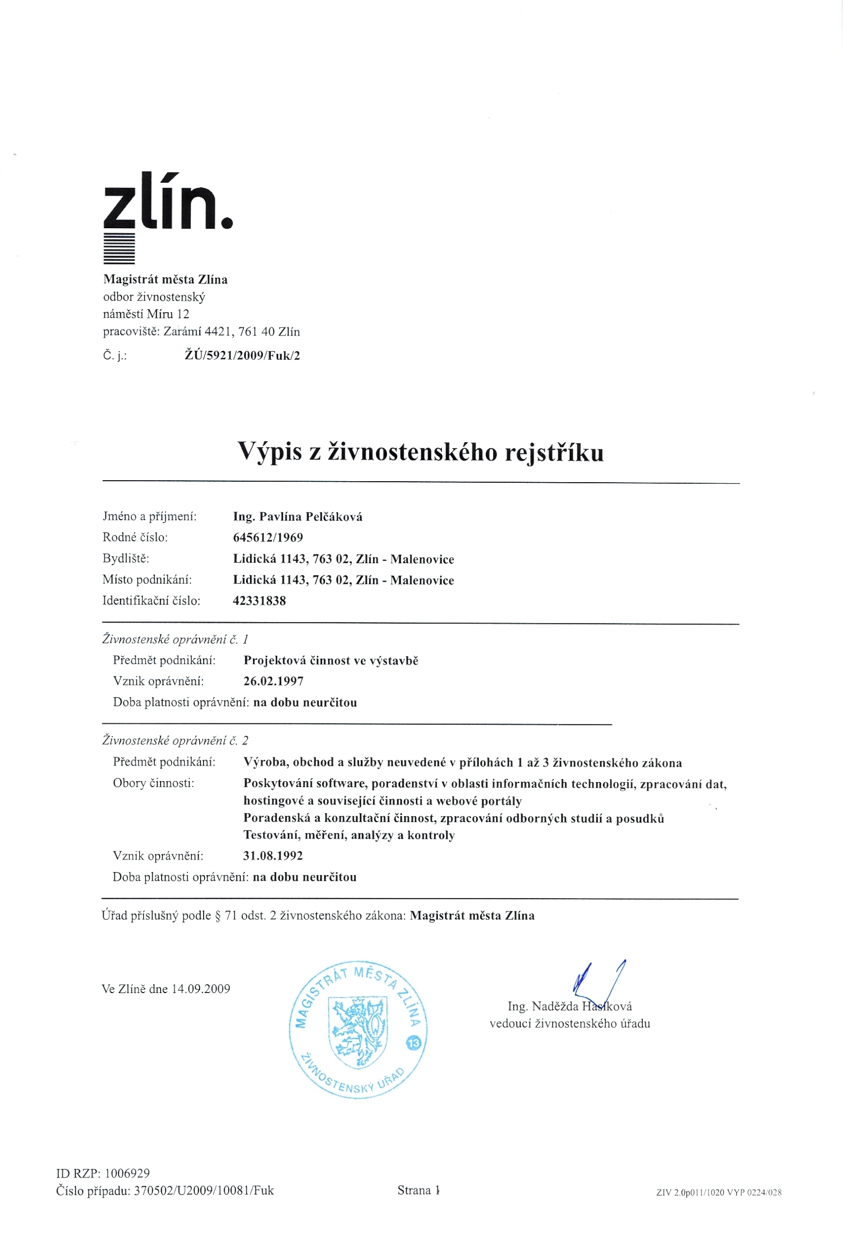 Energetický specialista Ing. Pavlína Pelčáková foto 3