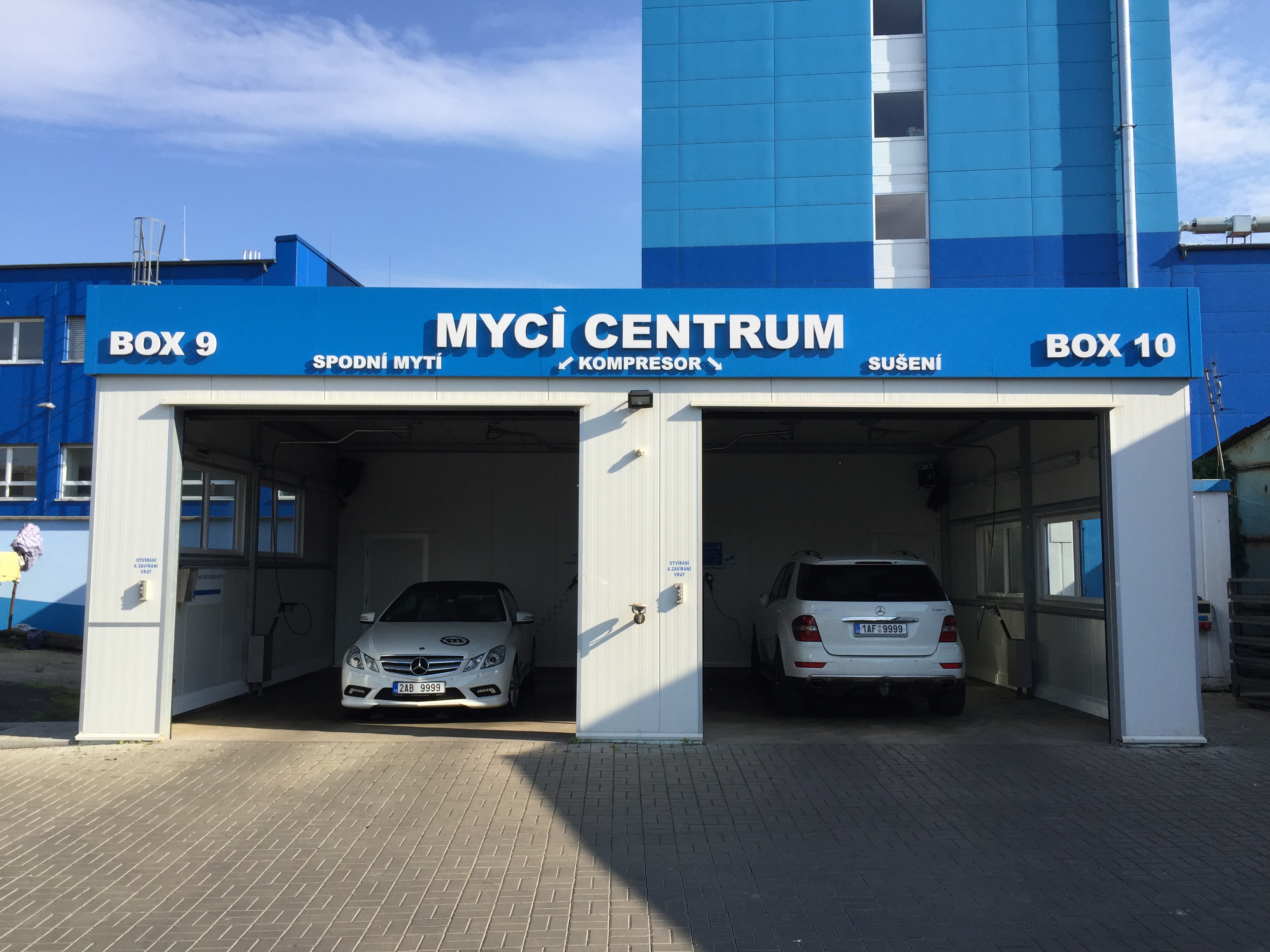 Čerpací stanice VM62 a mycí centrum