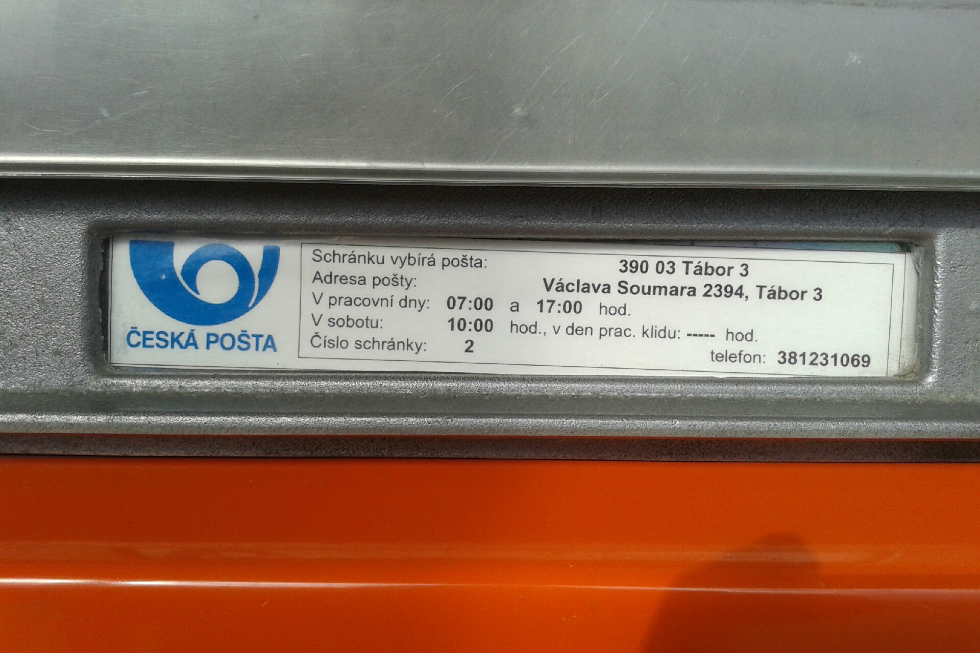Pošta Tábor 3 foto 2