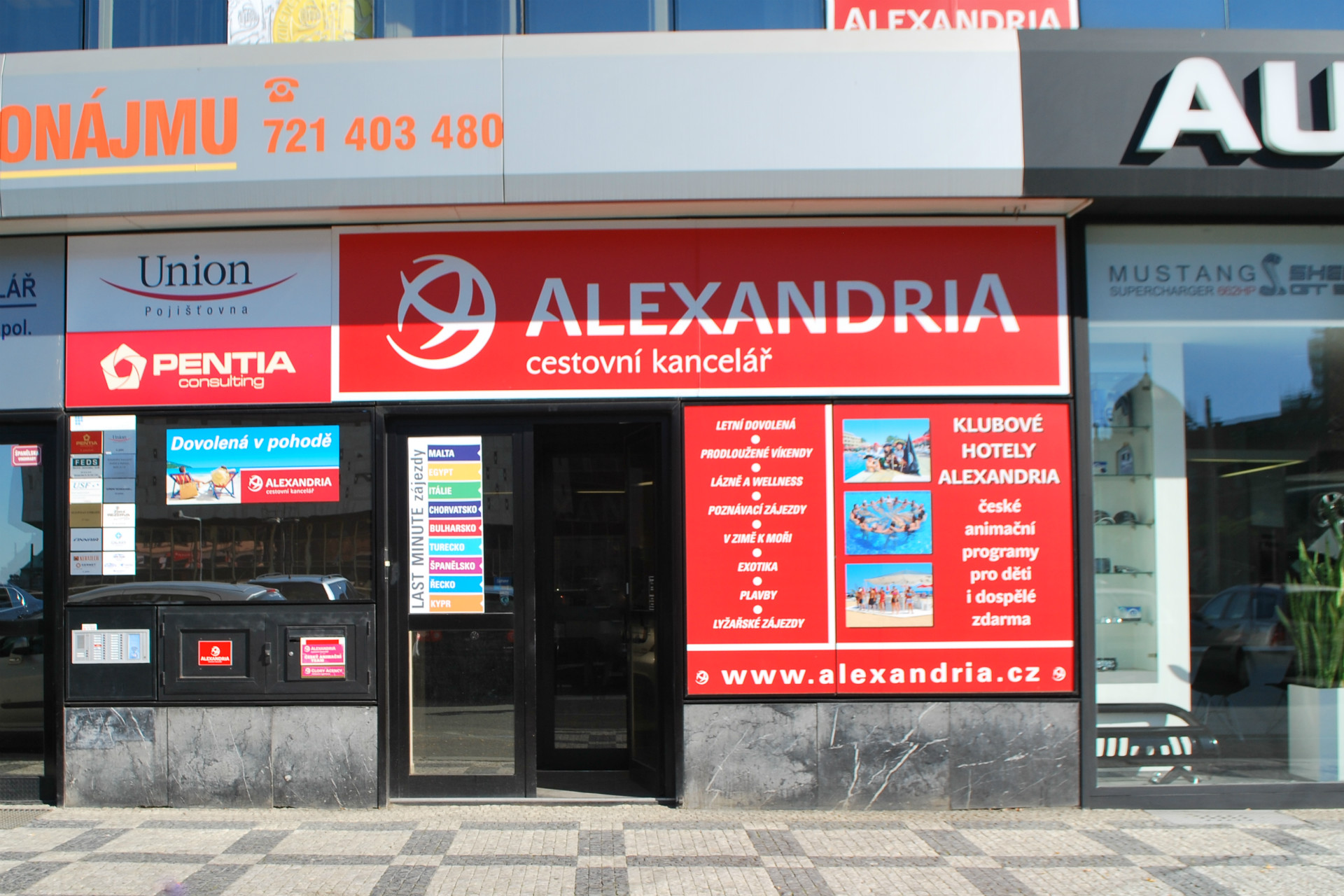 ALEXANDRIA, cestovní kancelář