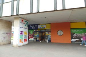 Firemní grafika Albert Supermarket