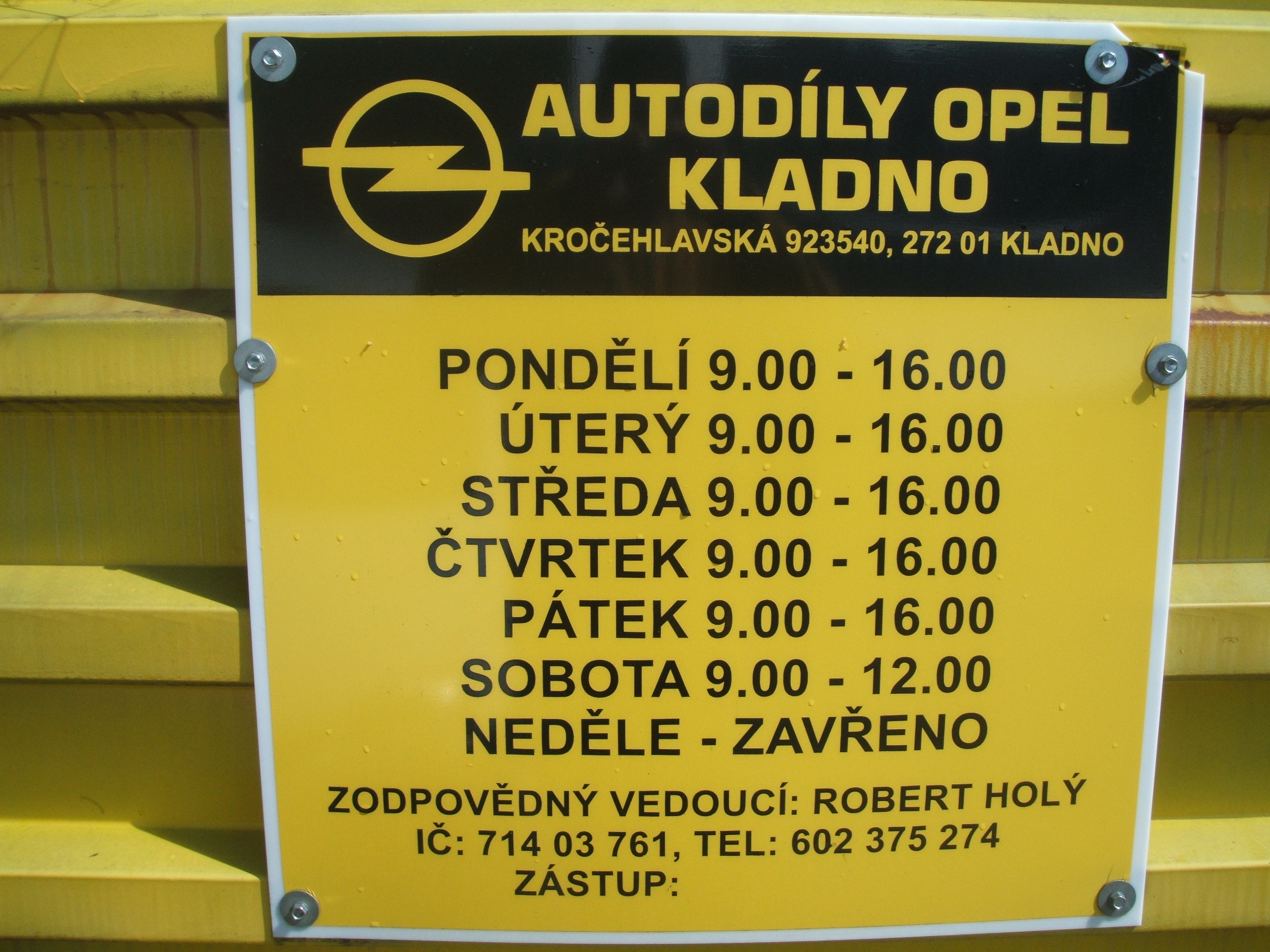 Autodíly OPEL  FK foto 3