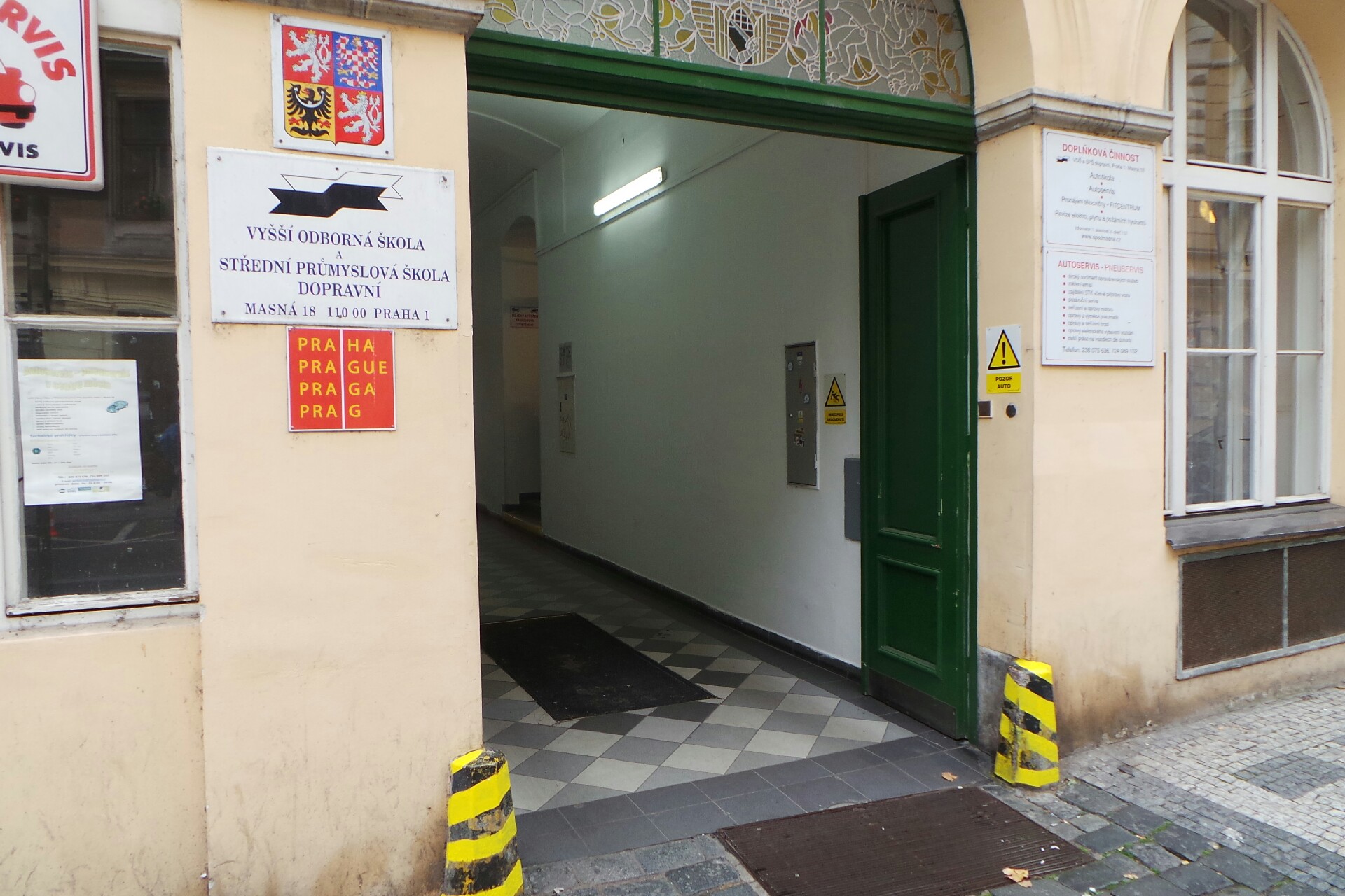 Střední průmyslová škola dopravní, Praha 1, Masná 18