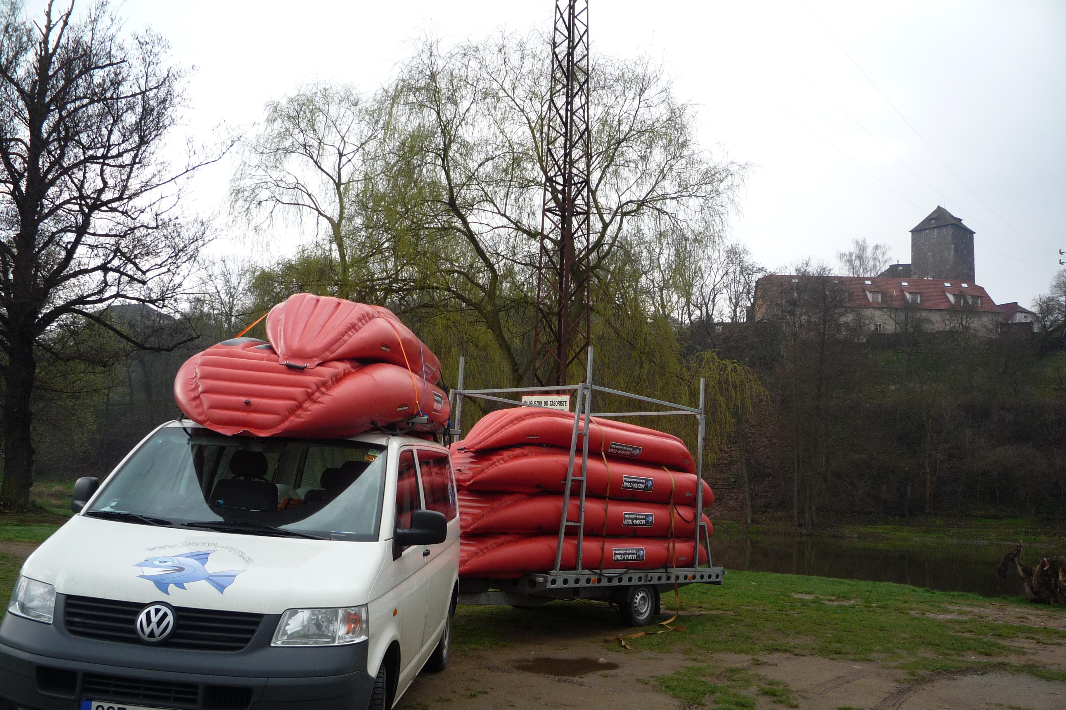 Sázava - tour - půjčovna lodí